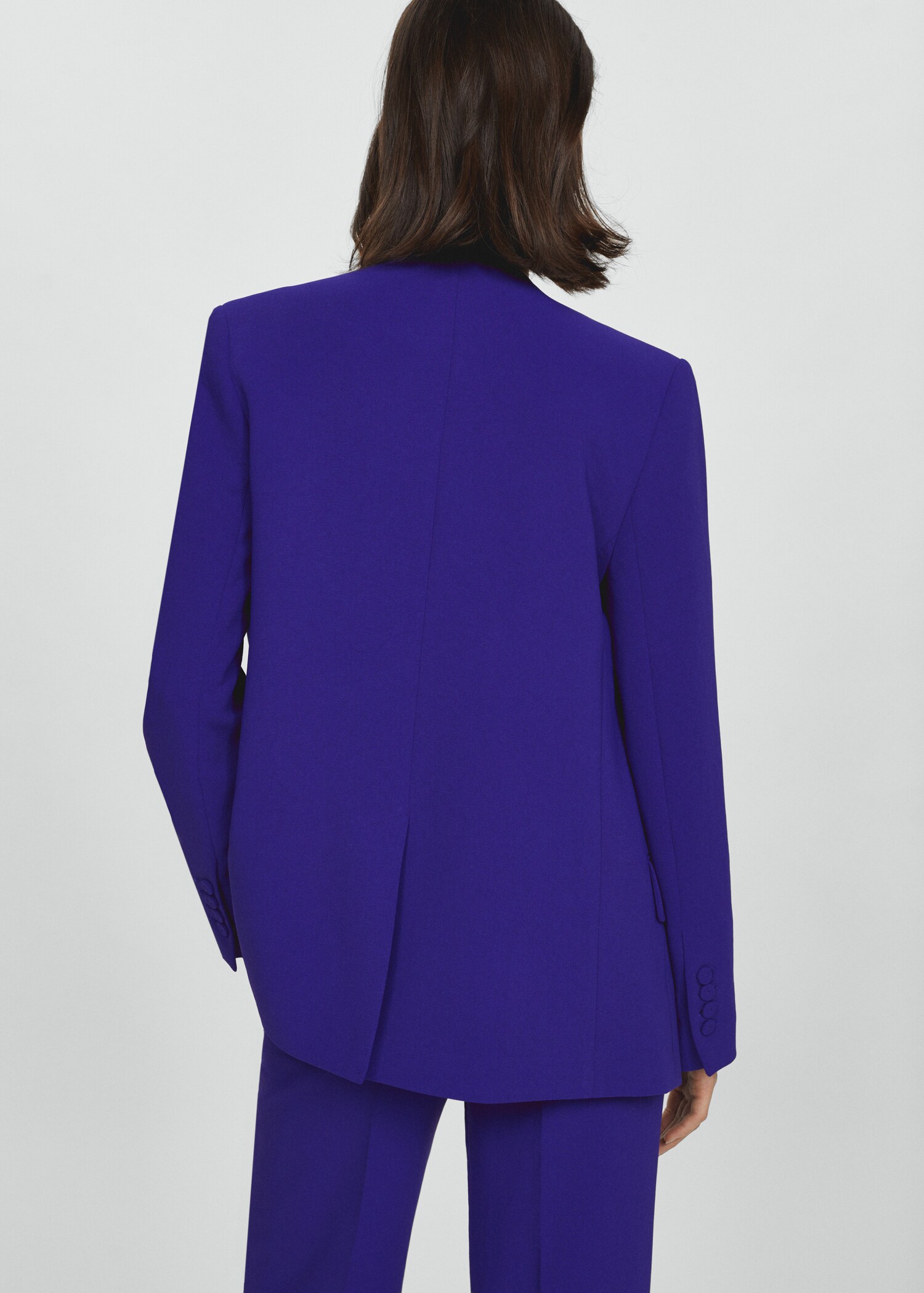 Patterned suit blazer - Reverse of the article