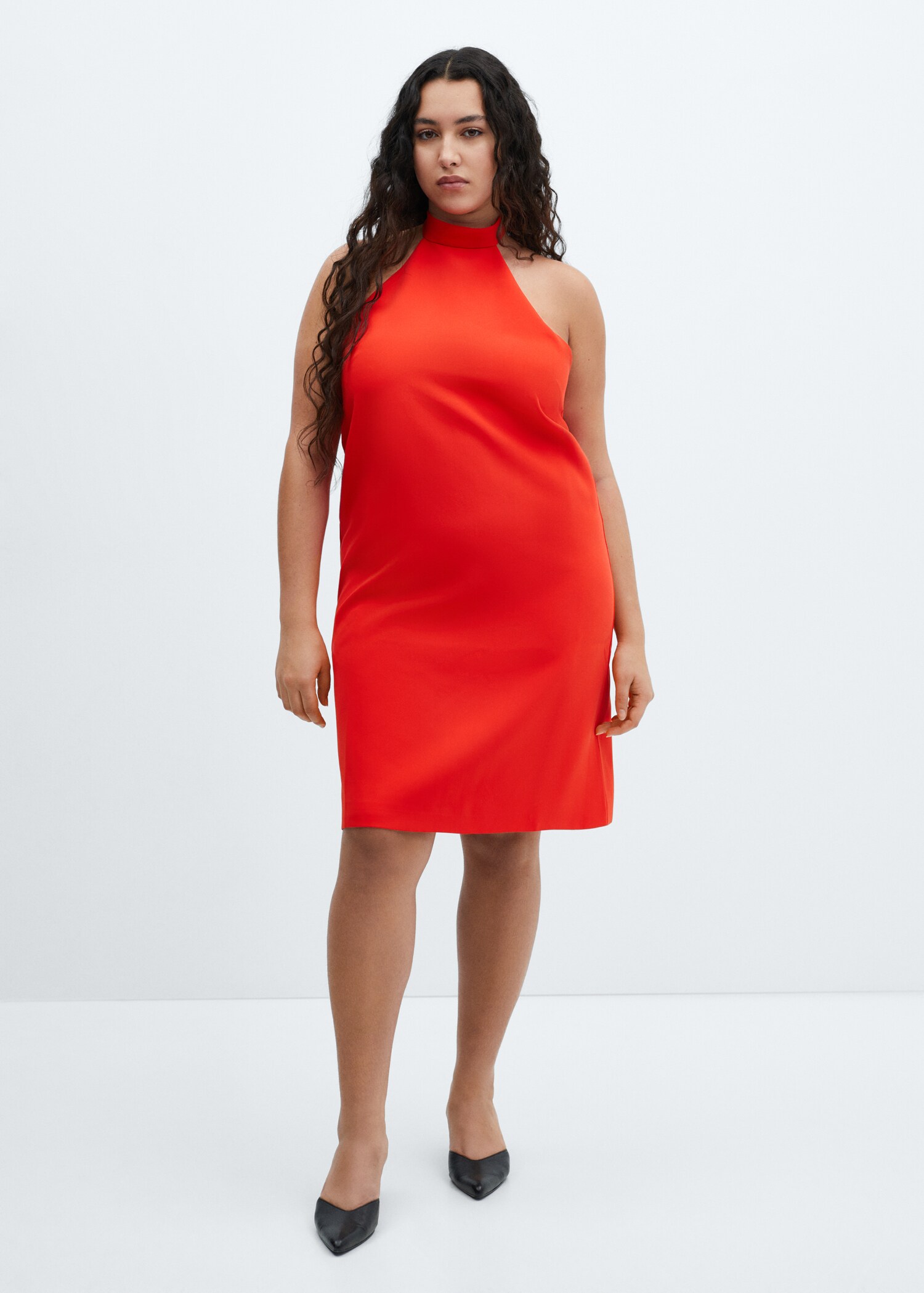 Halter-neck open-back dress - Details of the article 3