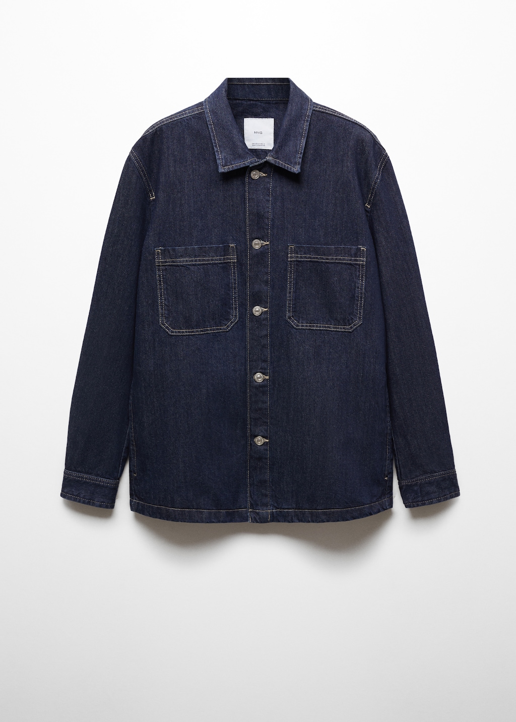 Pocket denim overshirt - Men | MANGO OUTLET USA