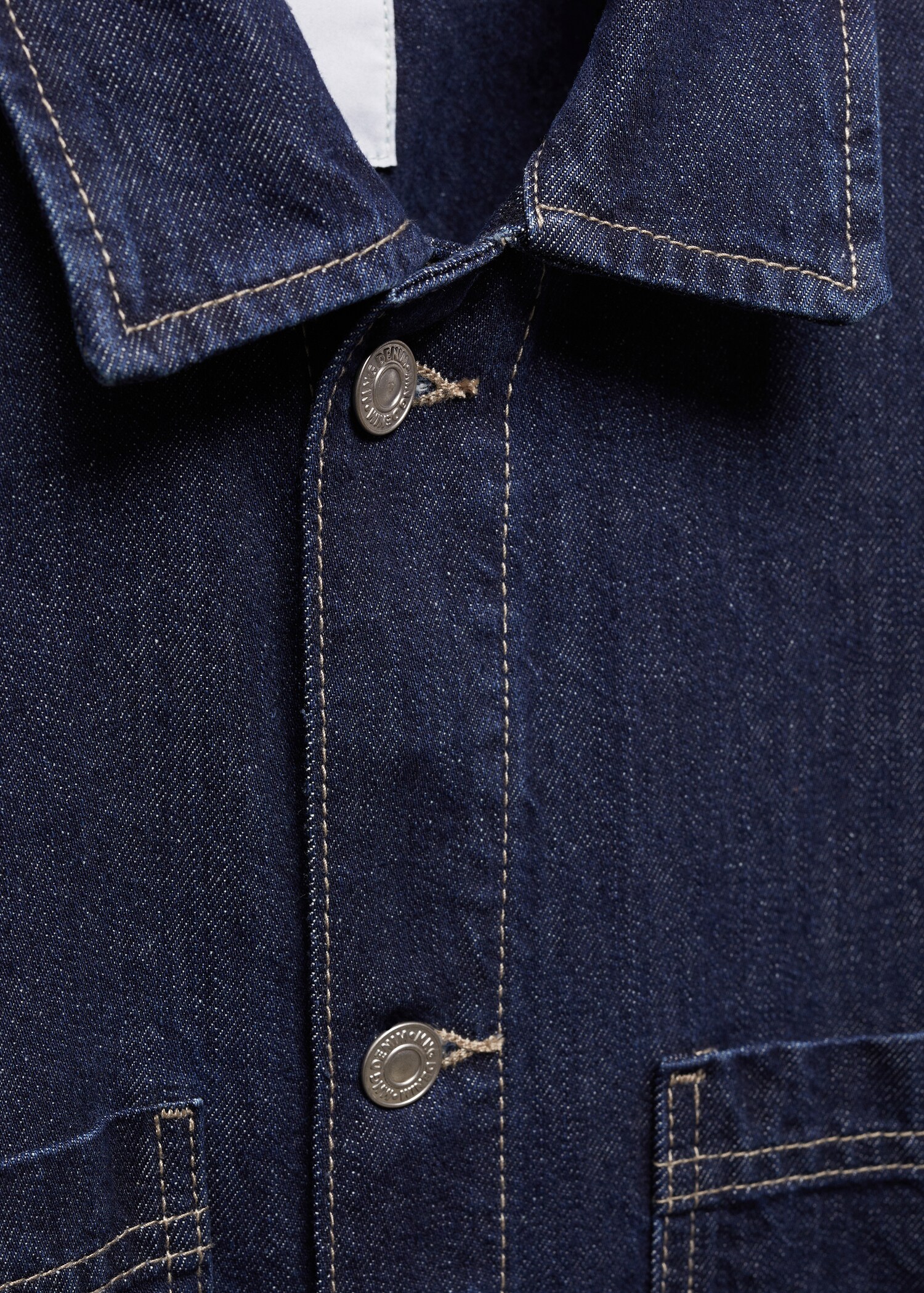 Pocket denim overshirt - Details of the article 8