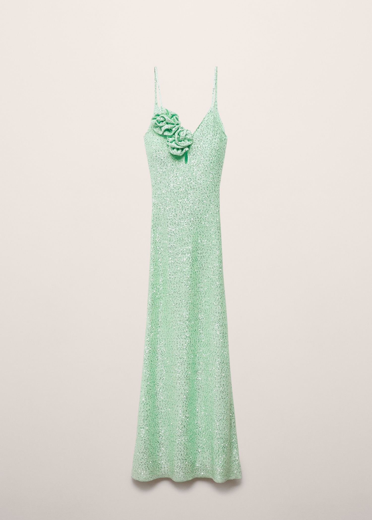 Sequined dress with flower detail - Article without model