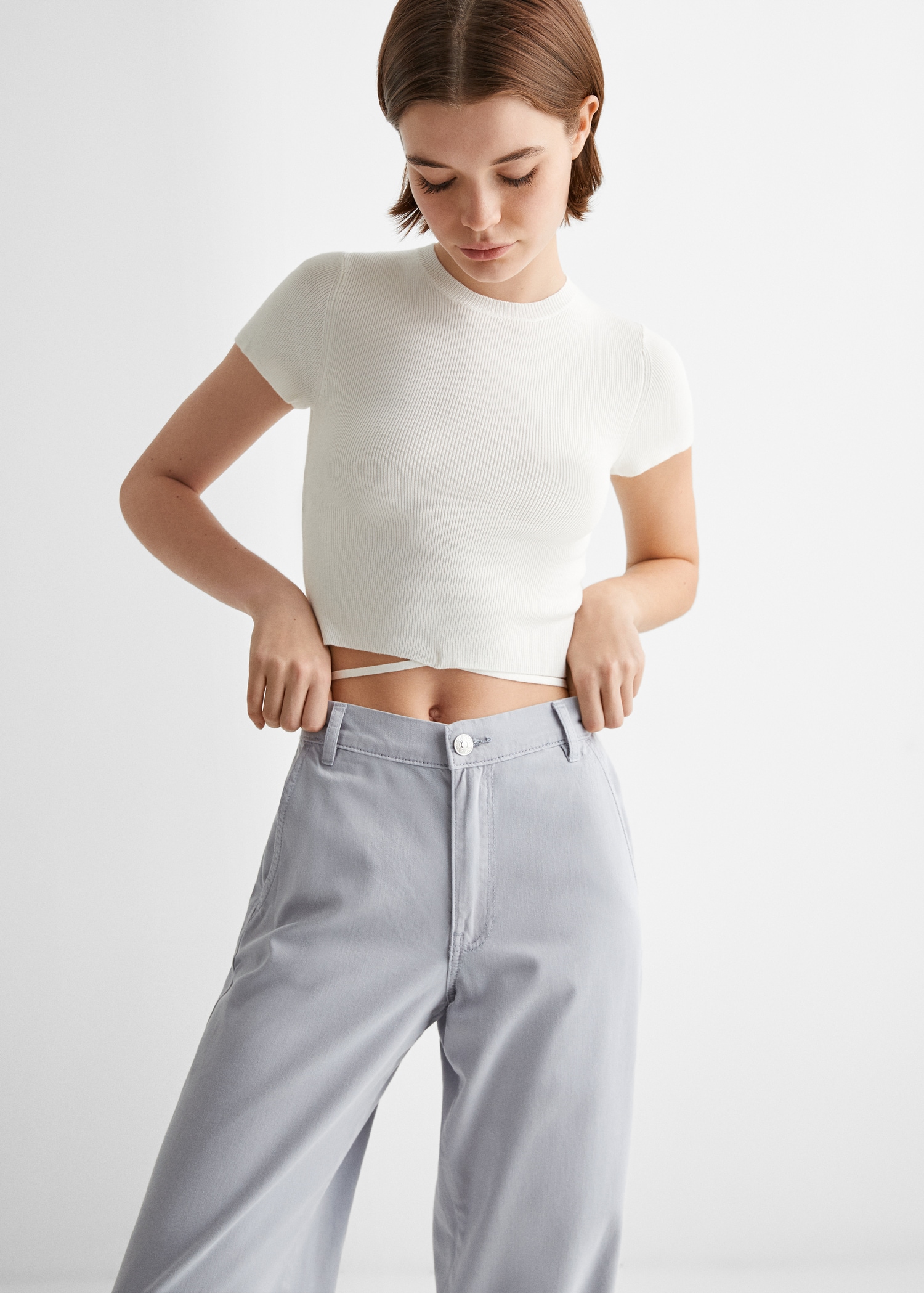 Pantalon jogger coton - Plan moyen