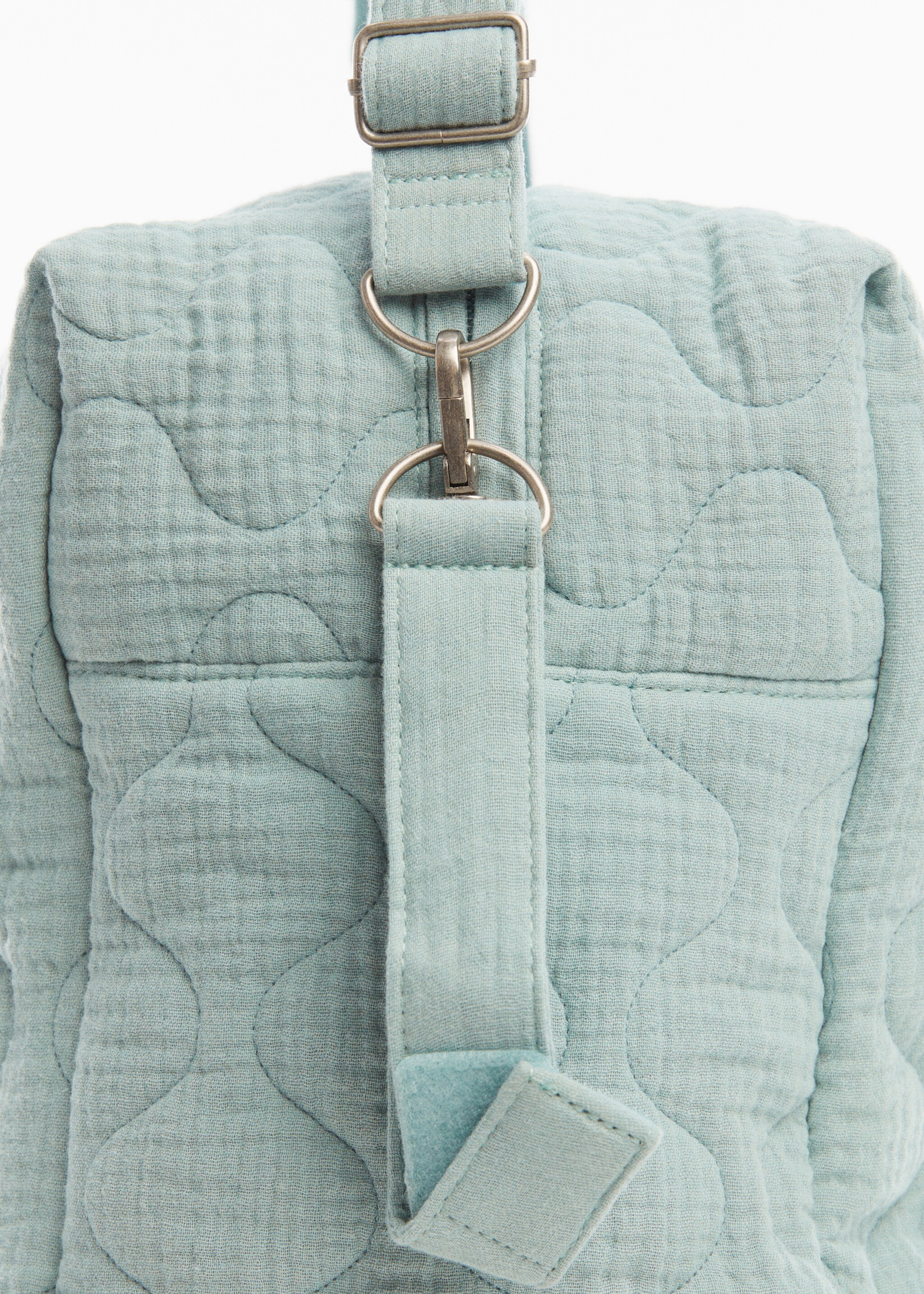 Maternity Bag - Details of the article 1, Turquoise. Ref: 67086742-00.
