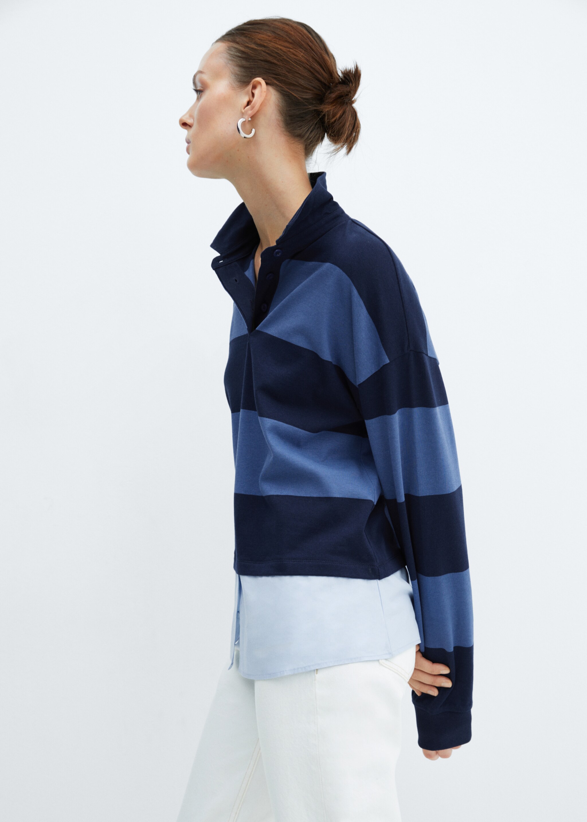 Polo rayures combiné chemise - Détail de l'article 6