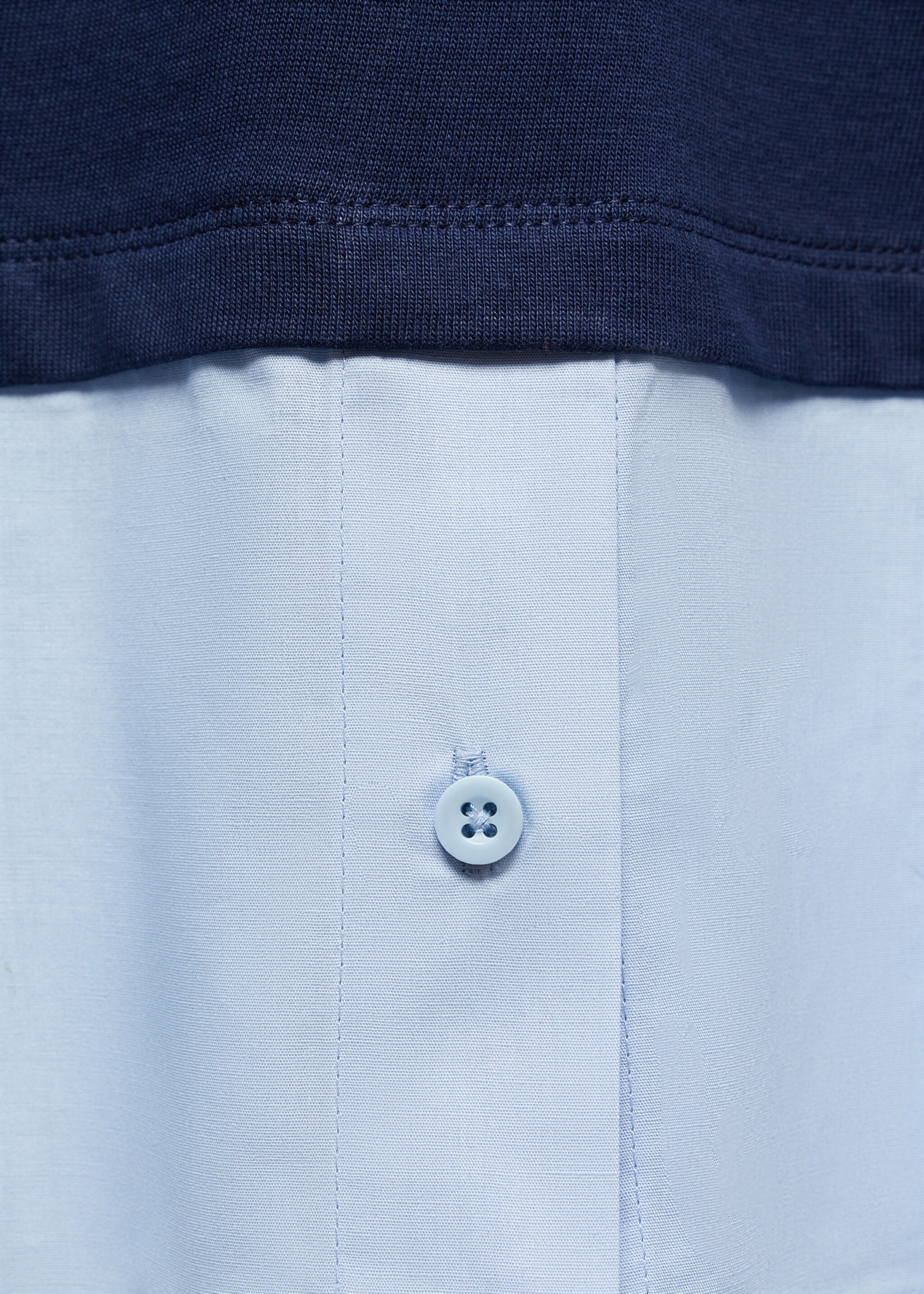 Polo rayures combiné chemise - Détail de l'article 8