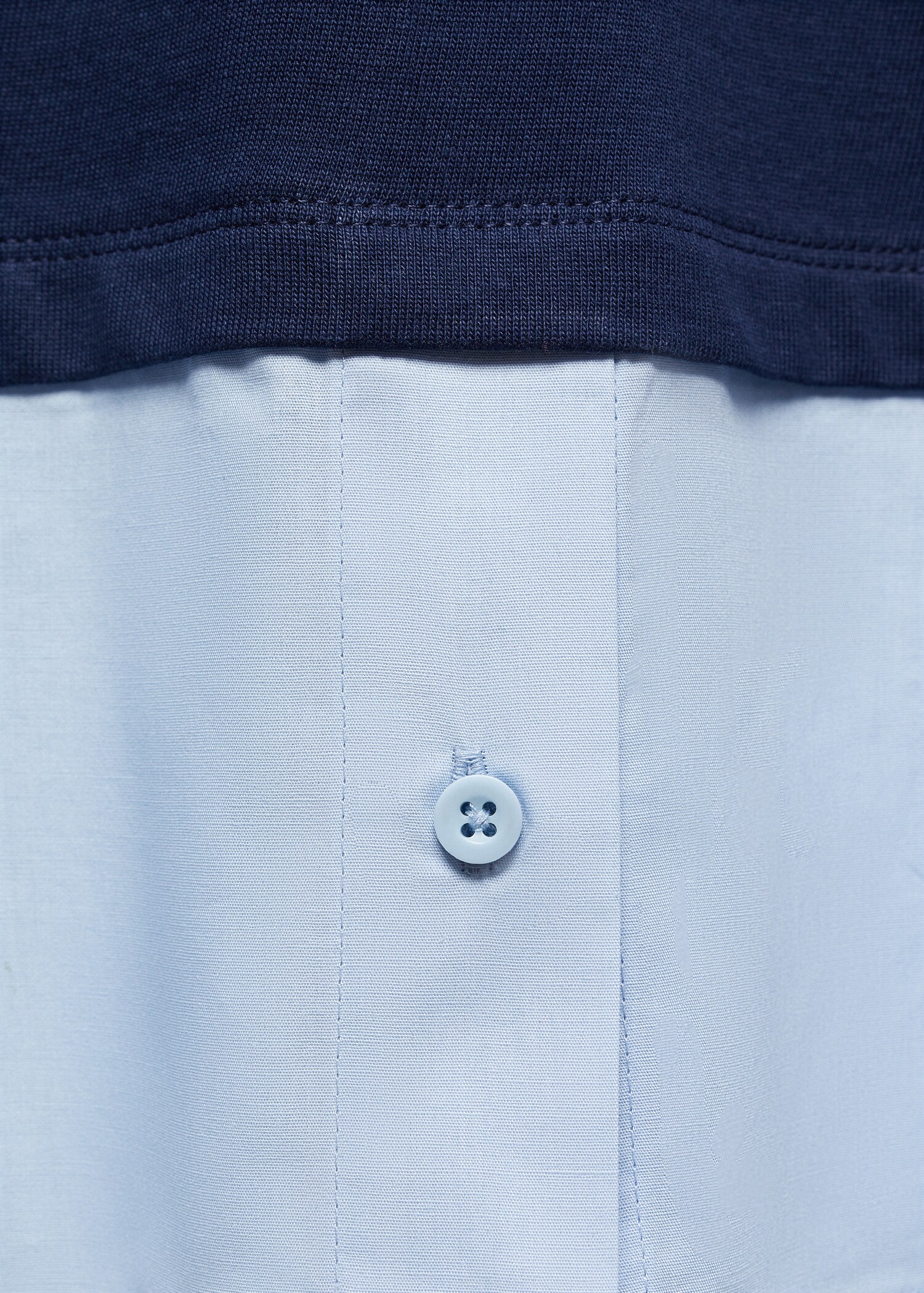 Striped combined polo shirt - Details of the article 8