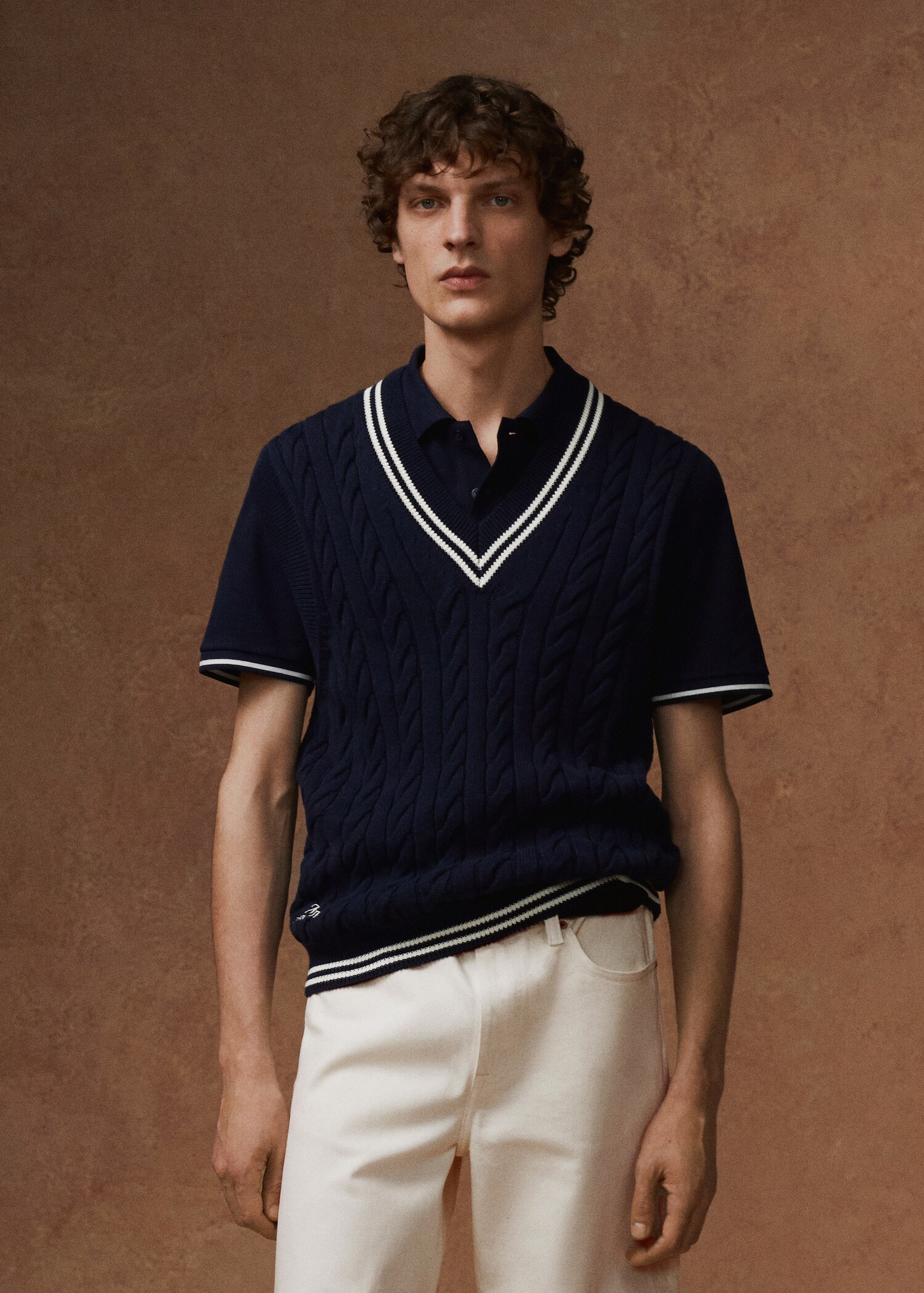 Braided-knit gilet - Details of the article 5