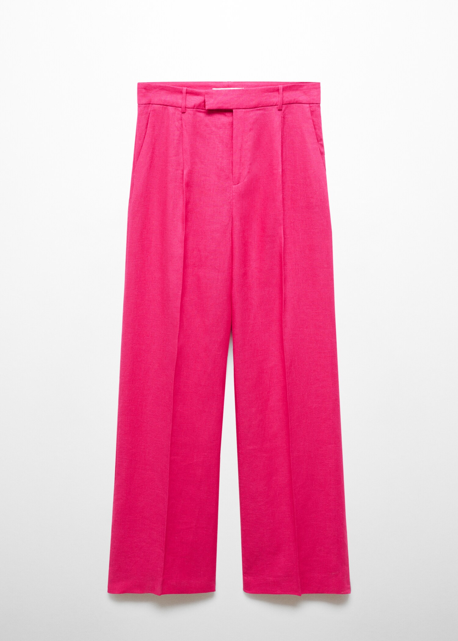 100% linen trousers with pleats - Article without model