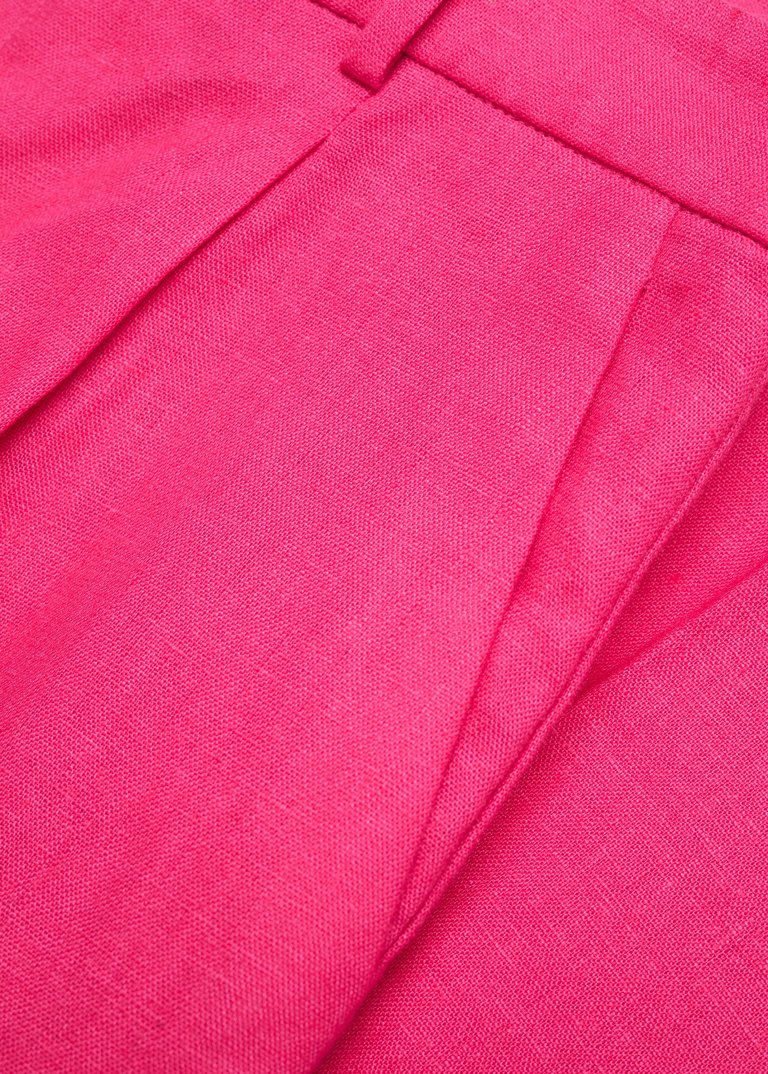 100% linen trousers with pleats - Details of the article 8