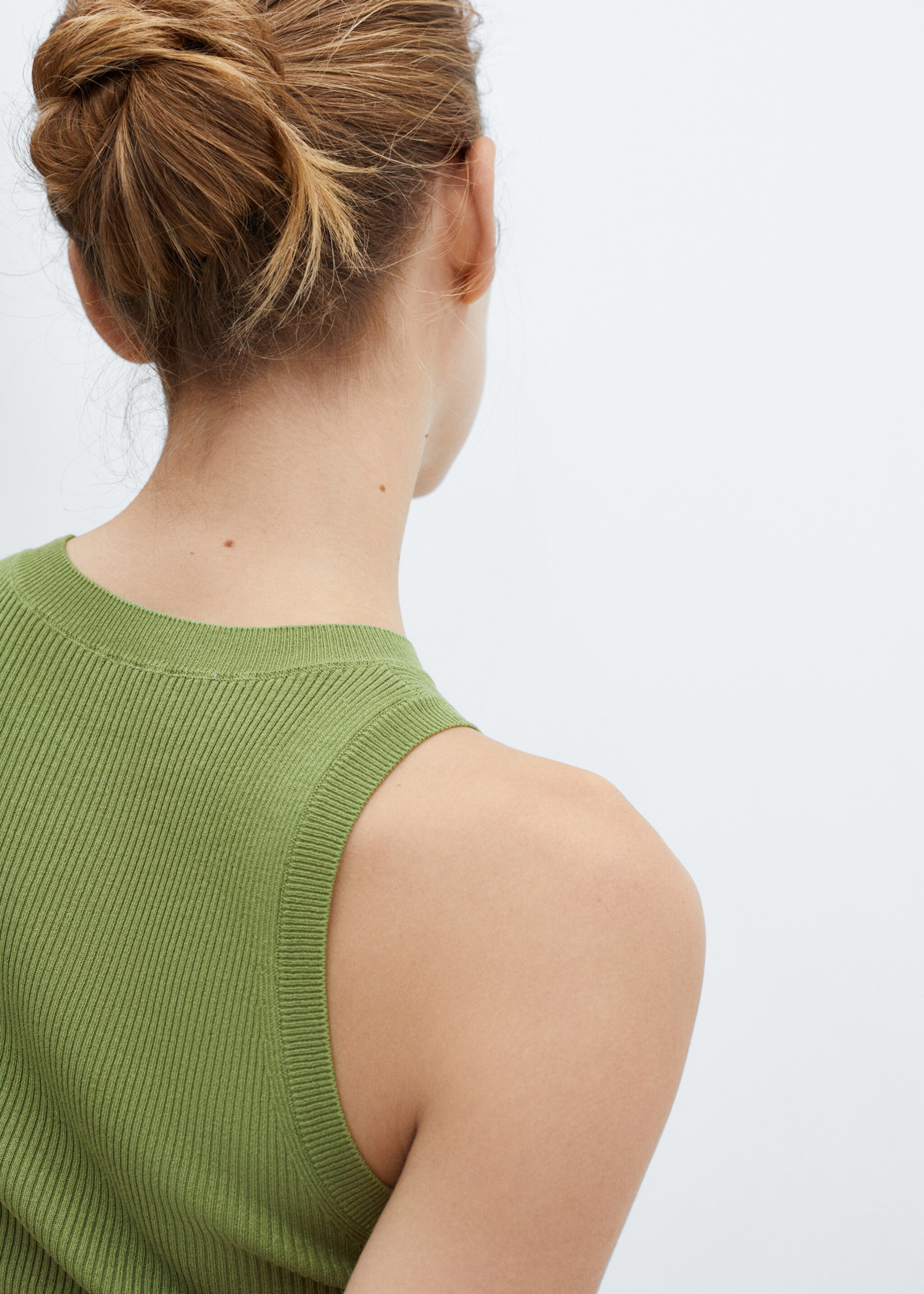 Ribbed knit top - Details of the article 6