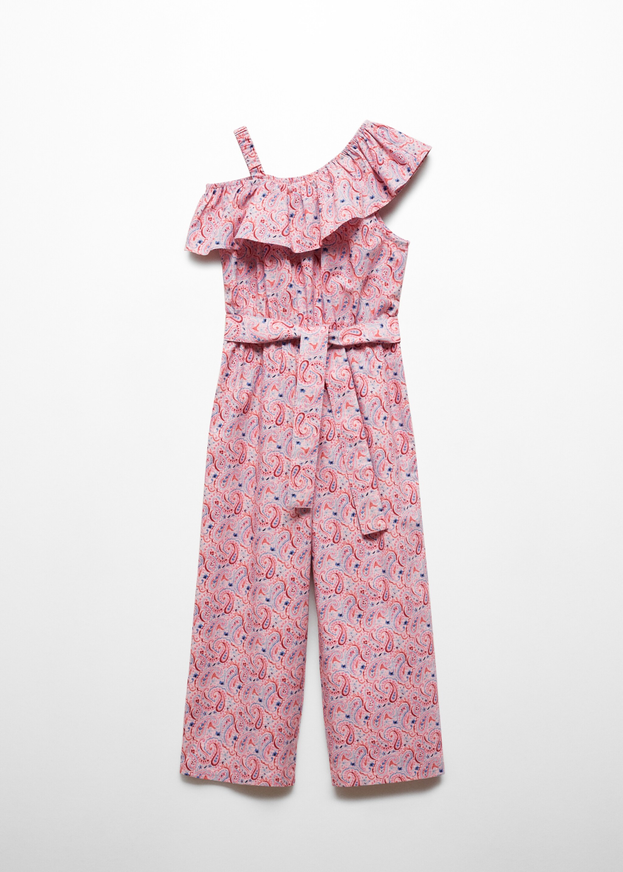 Paisley-print asymmetrical jumpsuit - Article without model