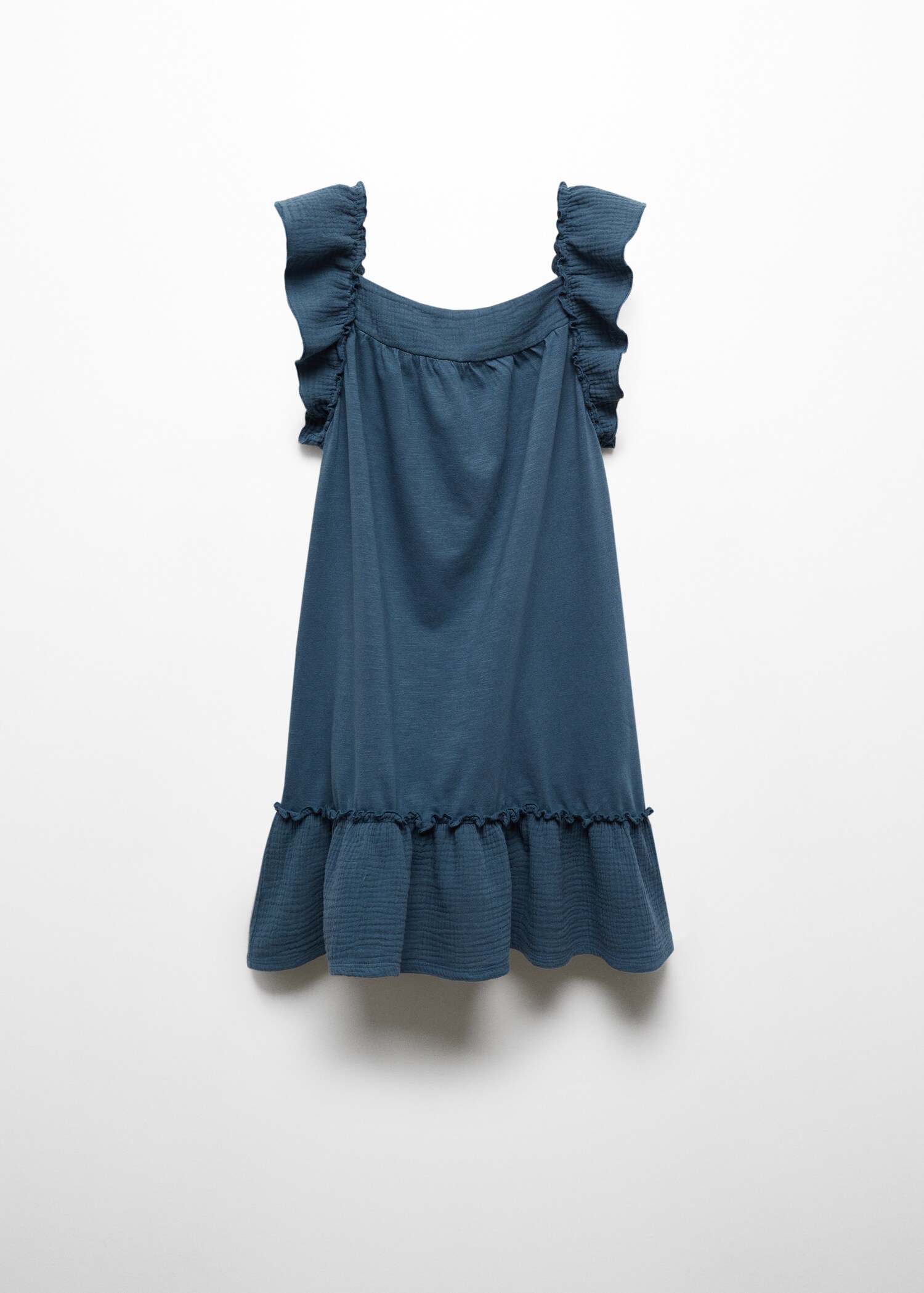 Frill cotton dress - Article without model