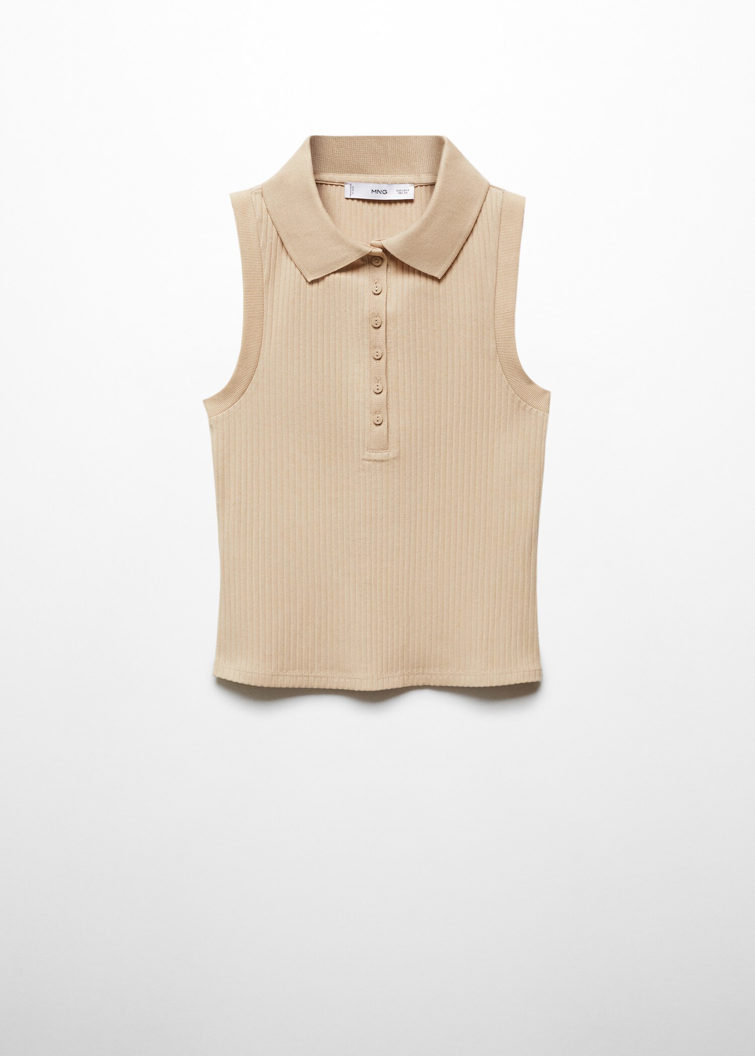 Top maille col polo - Article sans modèle