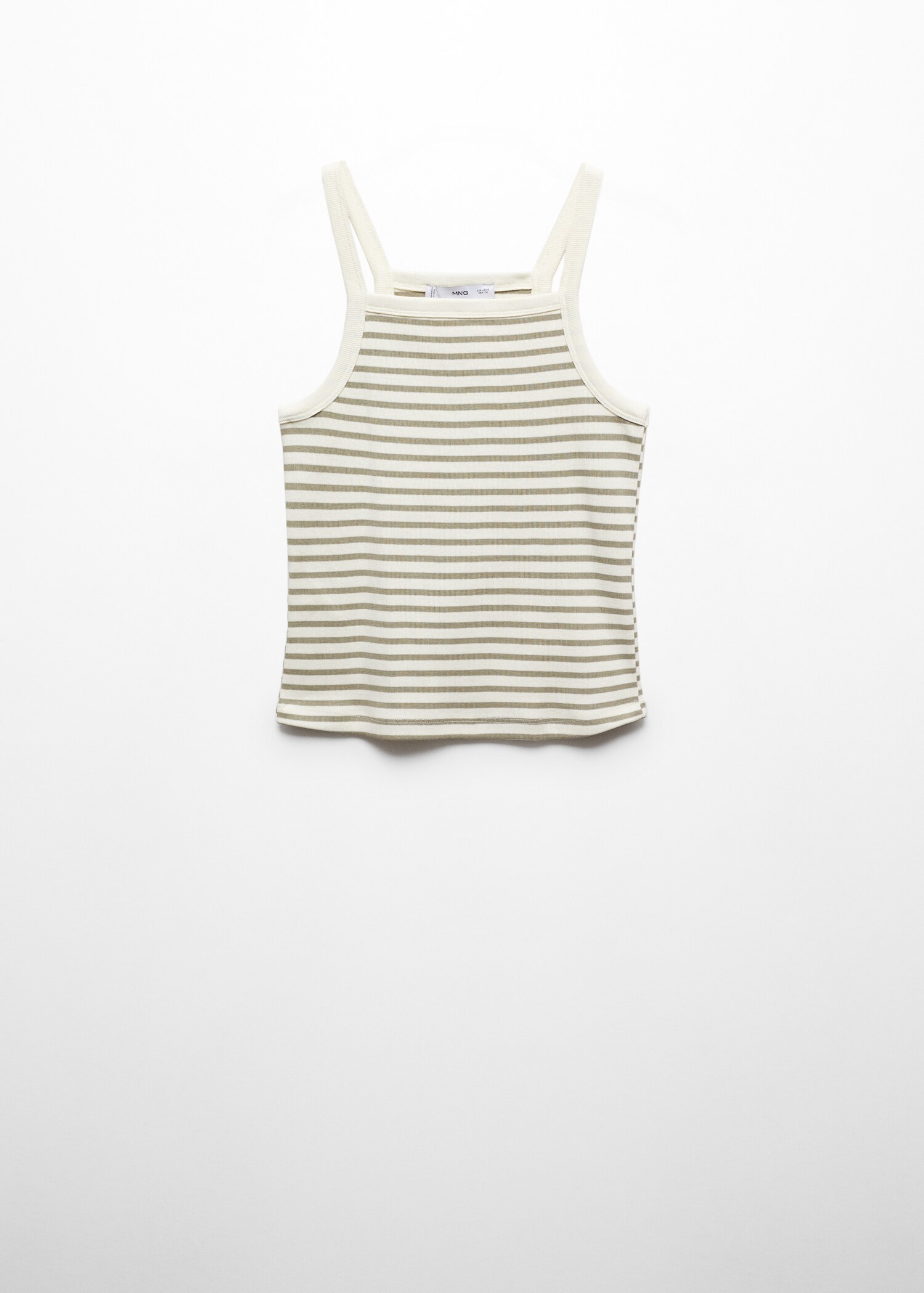 Striped knit top - Article without model