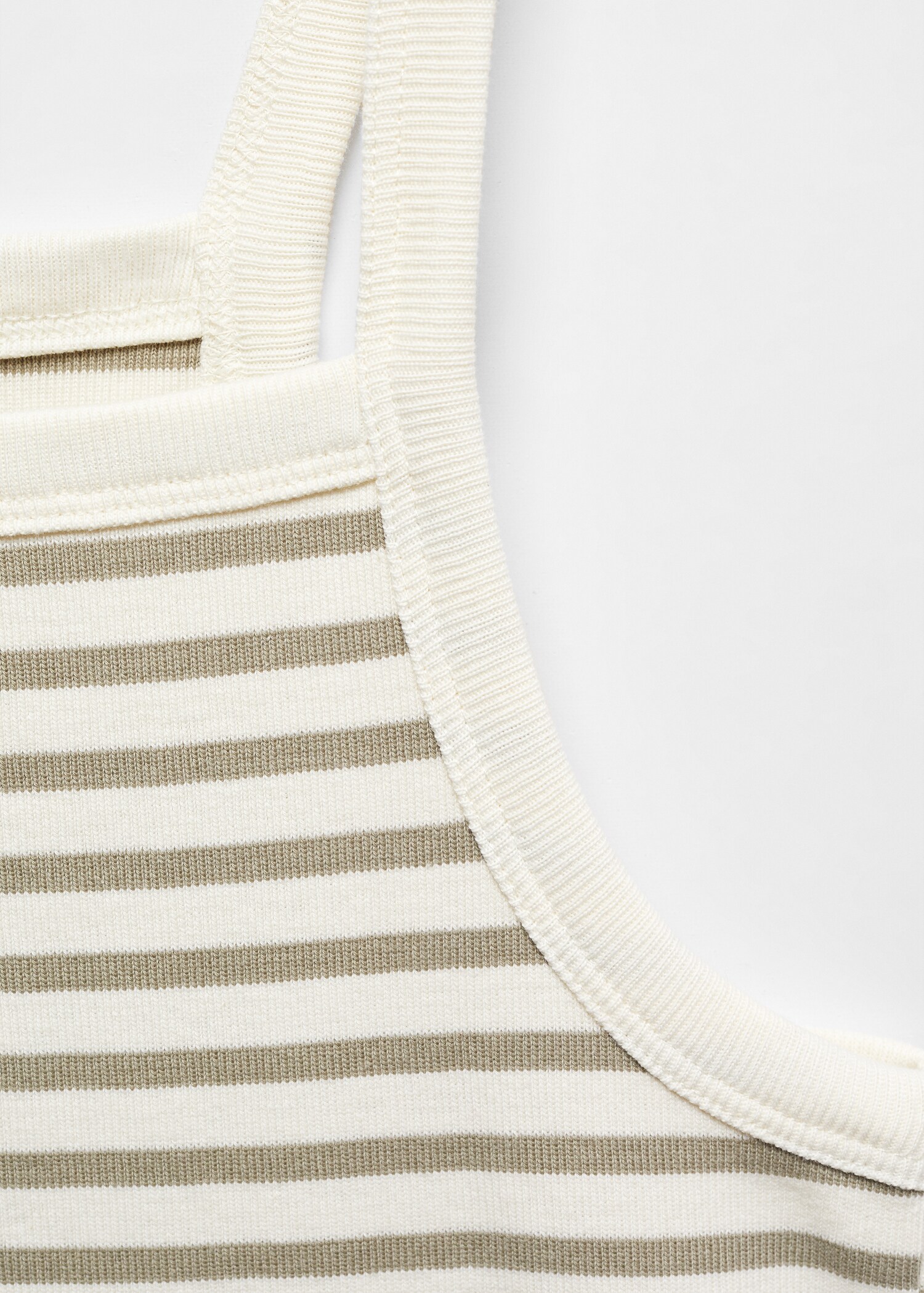 Striped knit top - Details of the article 8