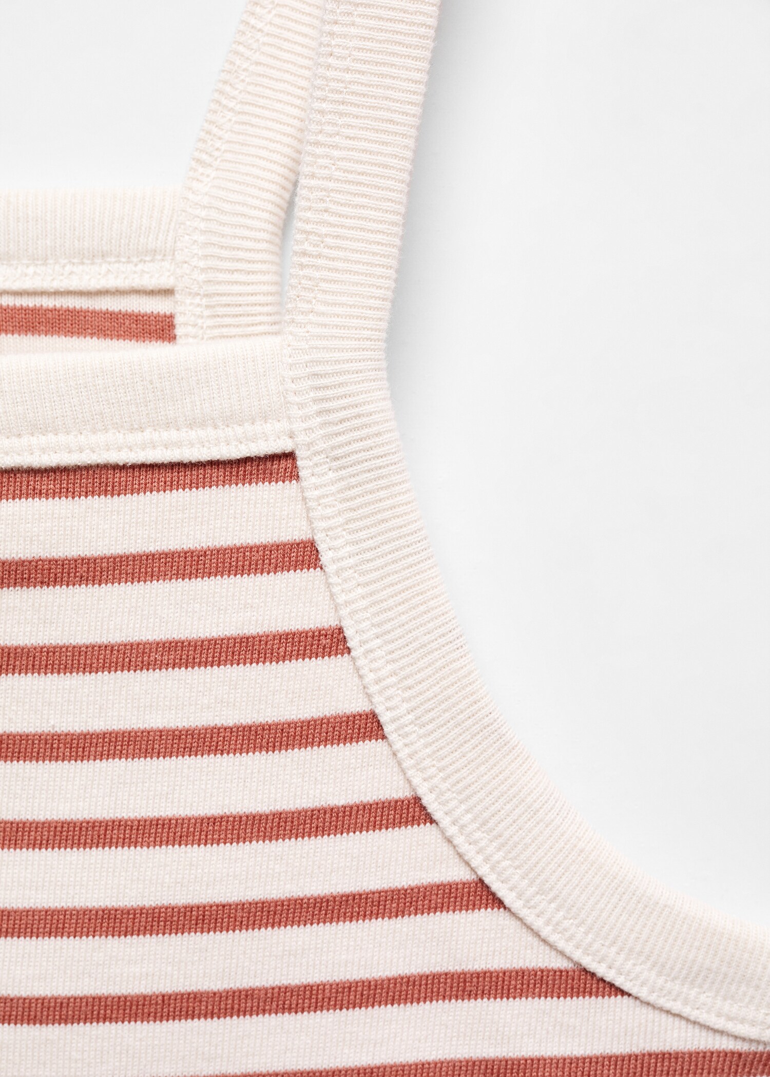 Striped knit top - Details of the article 8