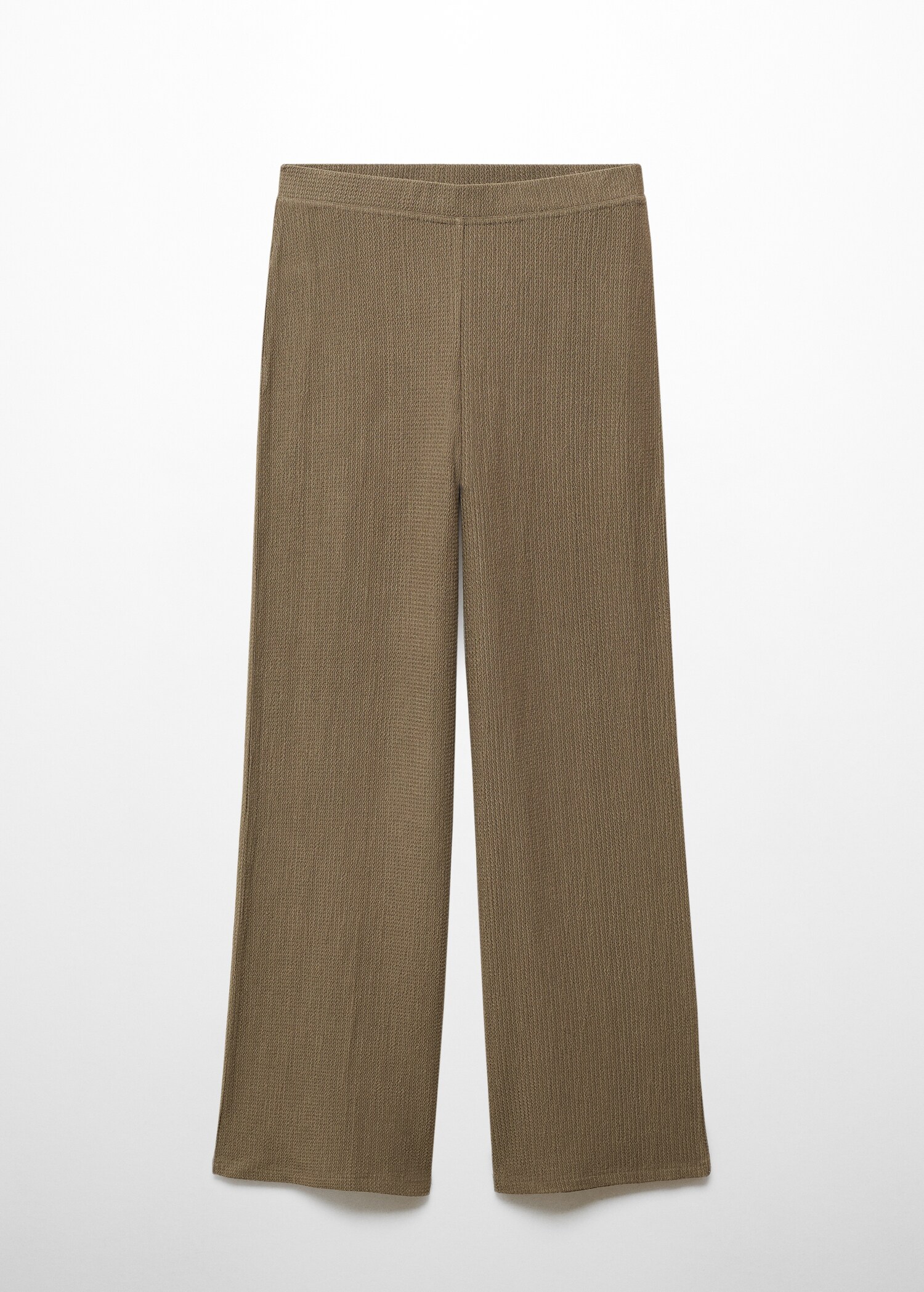 Pantalón textura wideleg - Artículo sin modelo