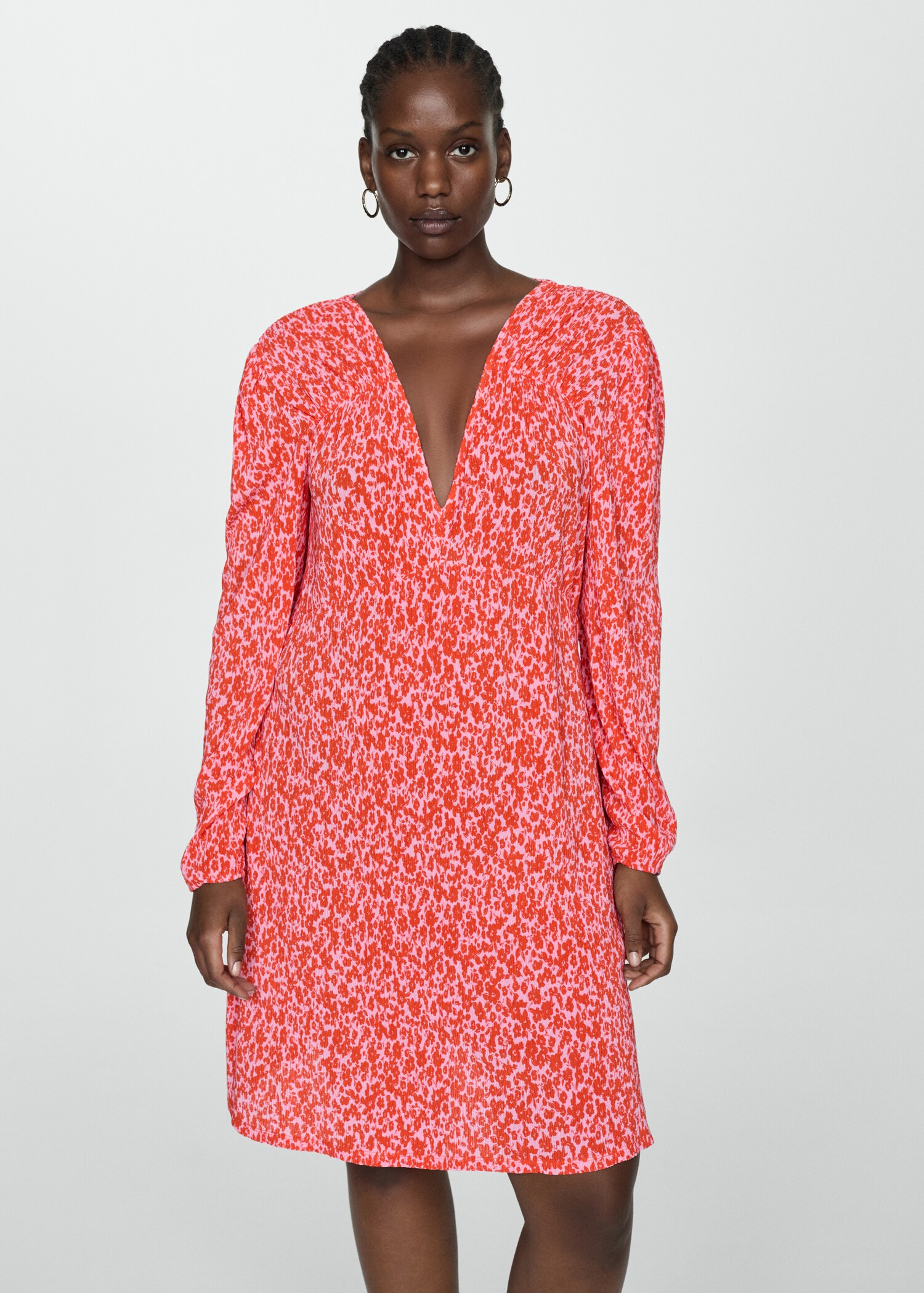 Floral print dress - Details of the article 5