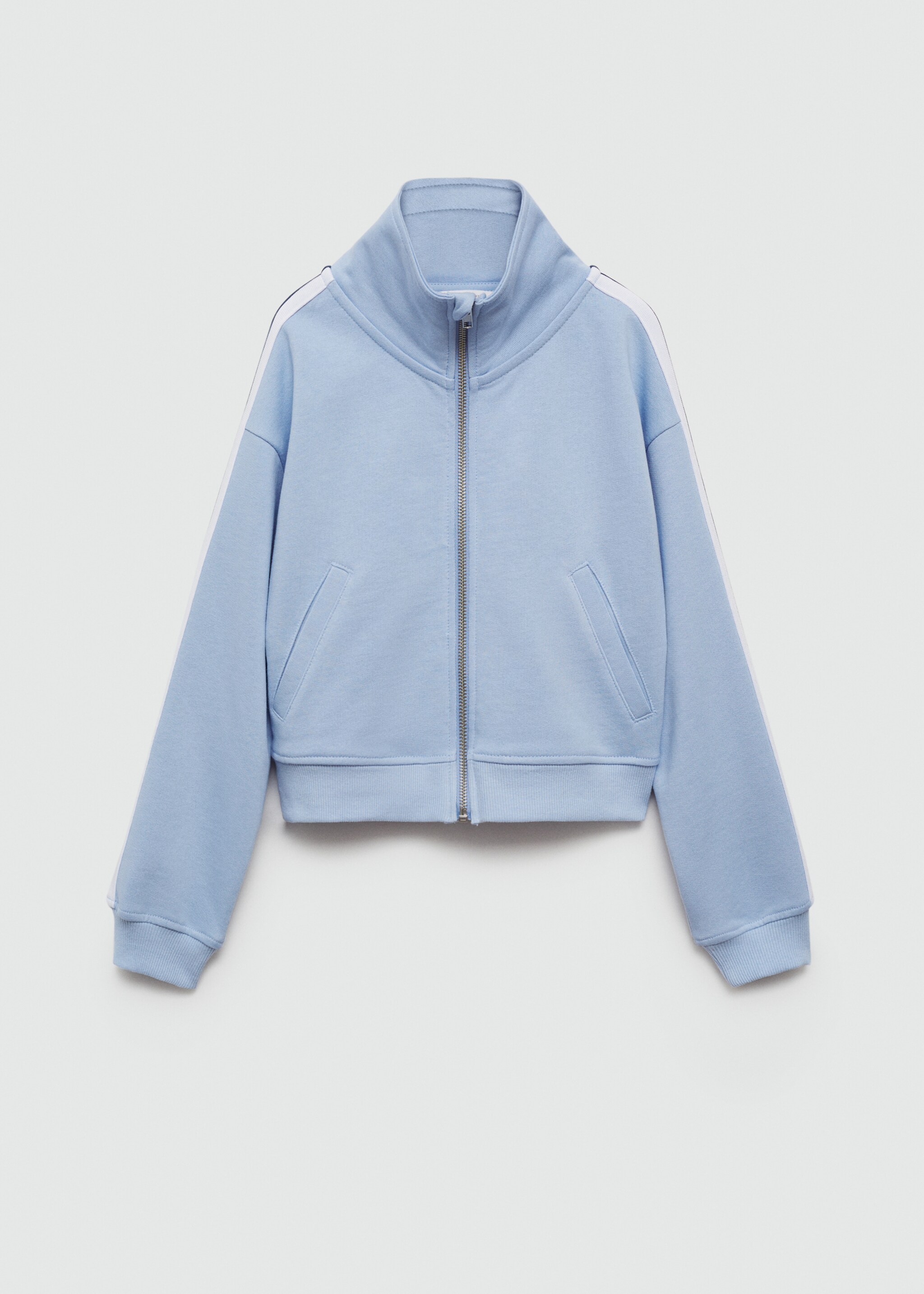 Baumwoll-Sweatshirt mit Reißverschluss - Artikel ohne Model