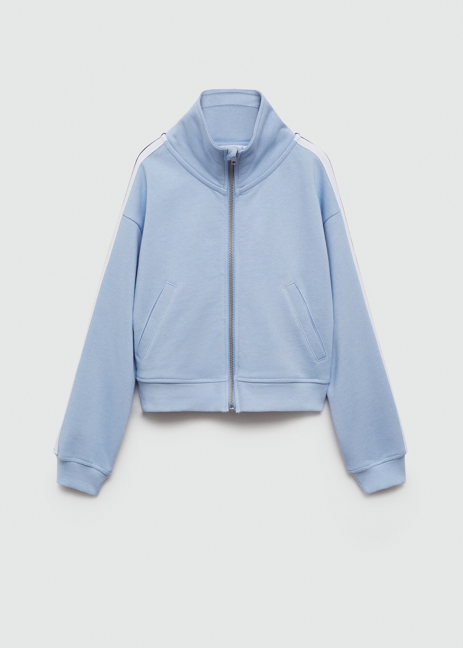 Zipper cotton sweater - Article without model