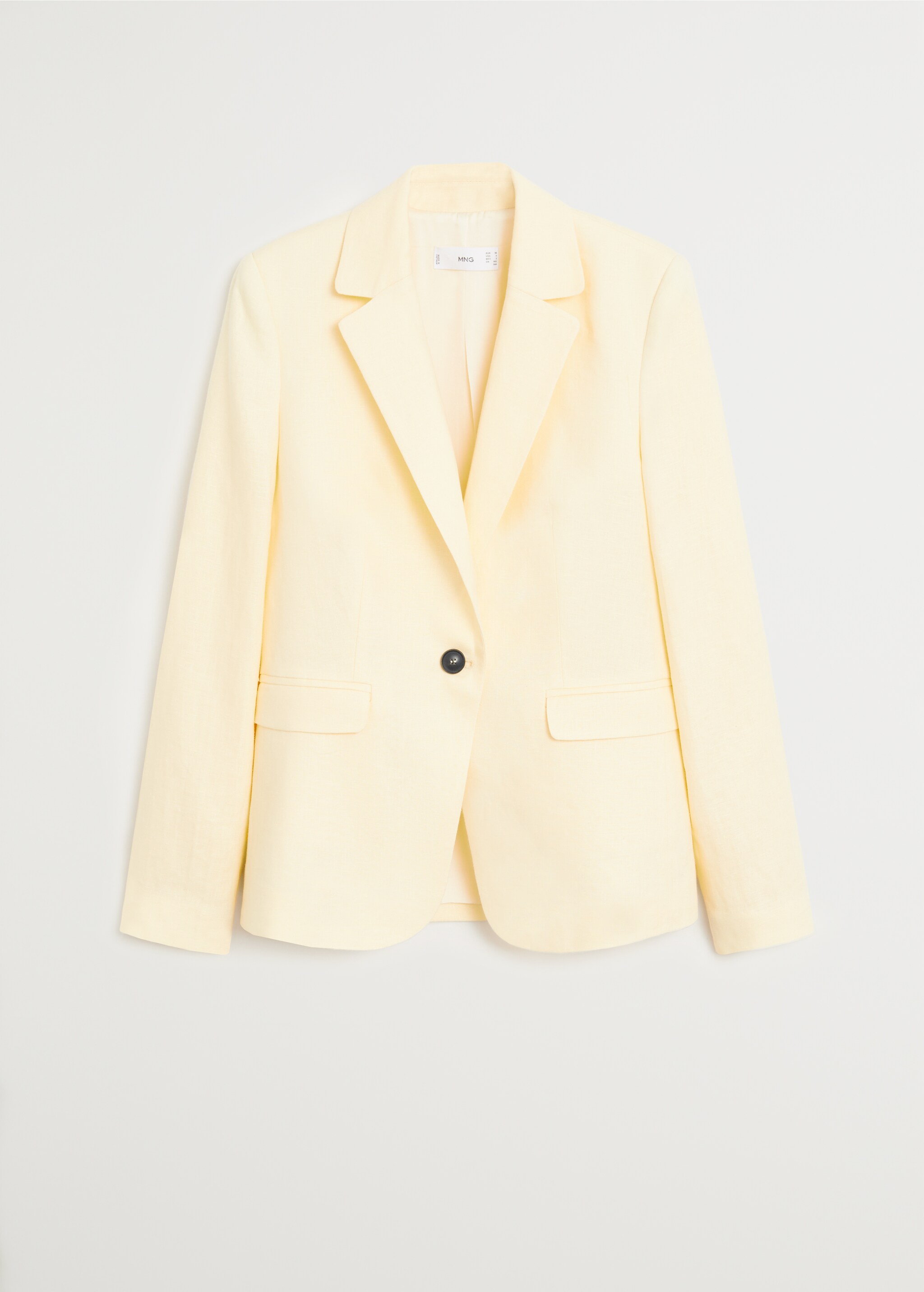 Leinenblazer mit Knopf - Artikel ohne Model