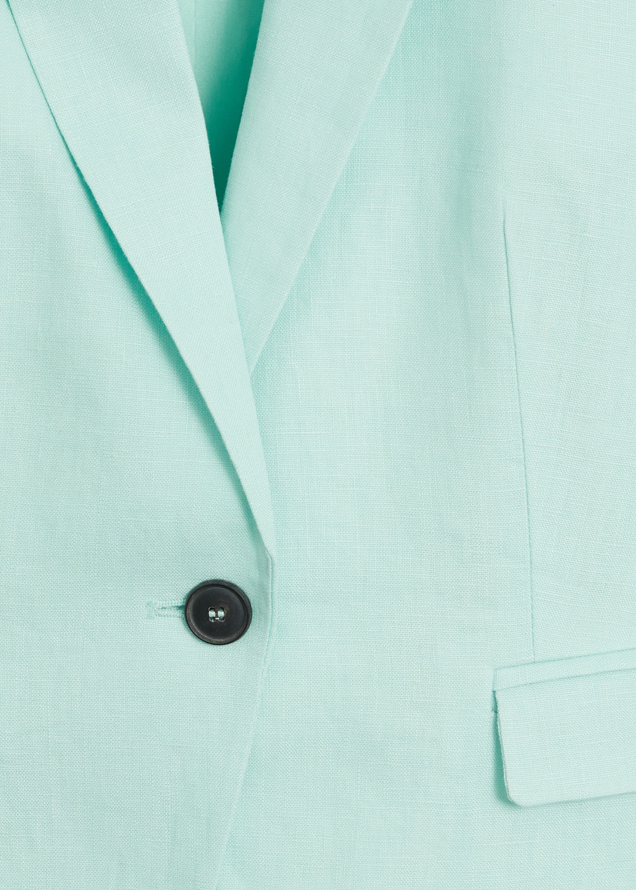 Linen button blazer - Details of the article 0