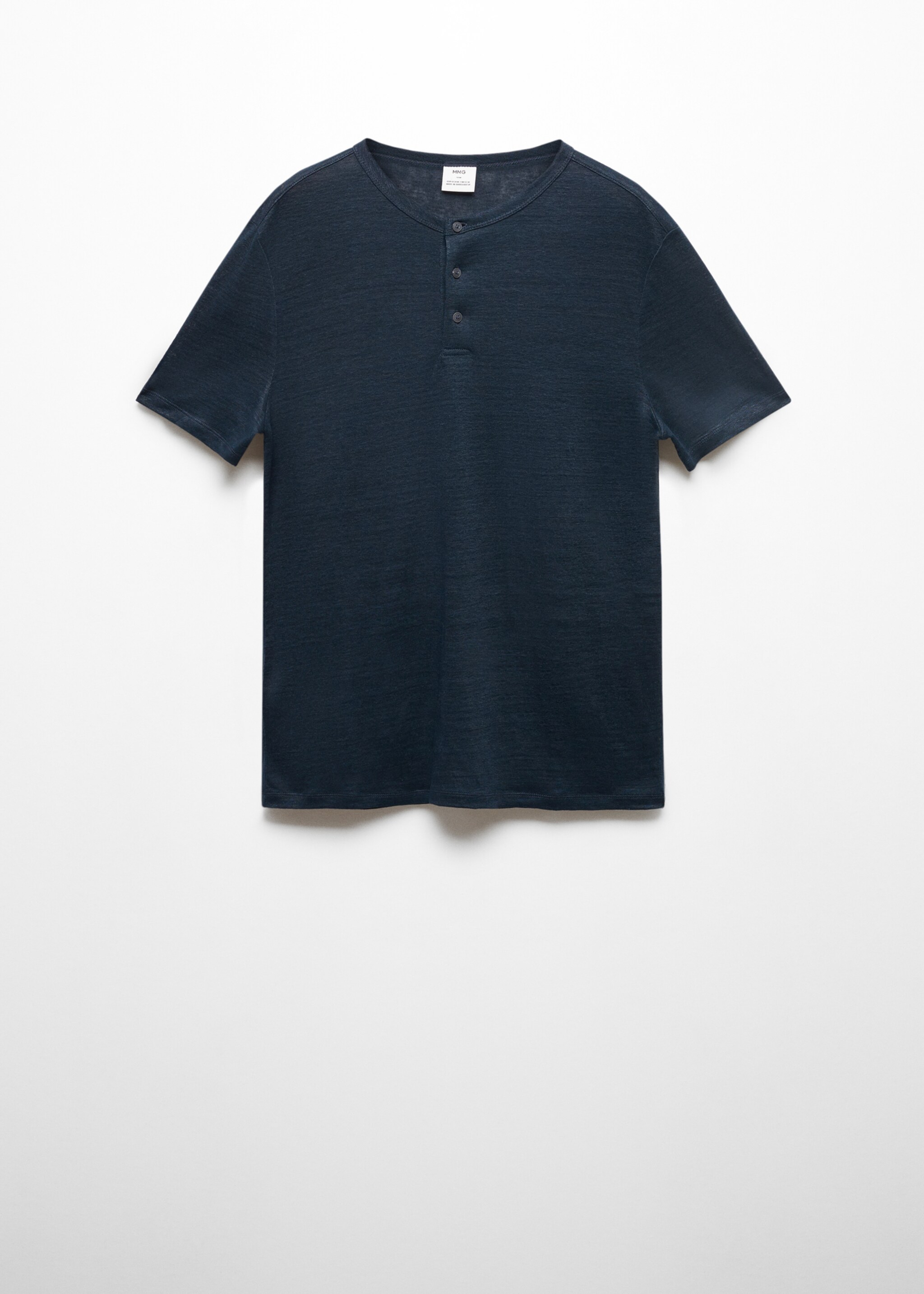 T-shirt slim-fit 100 % lin - Article sans modèle