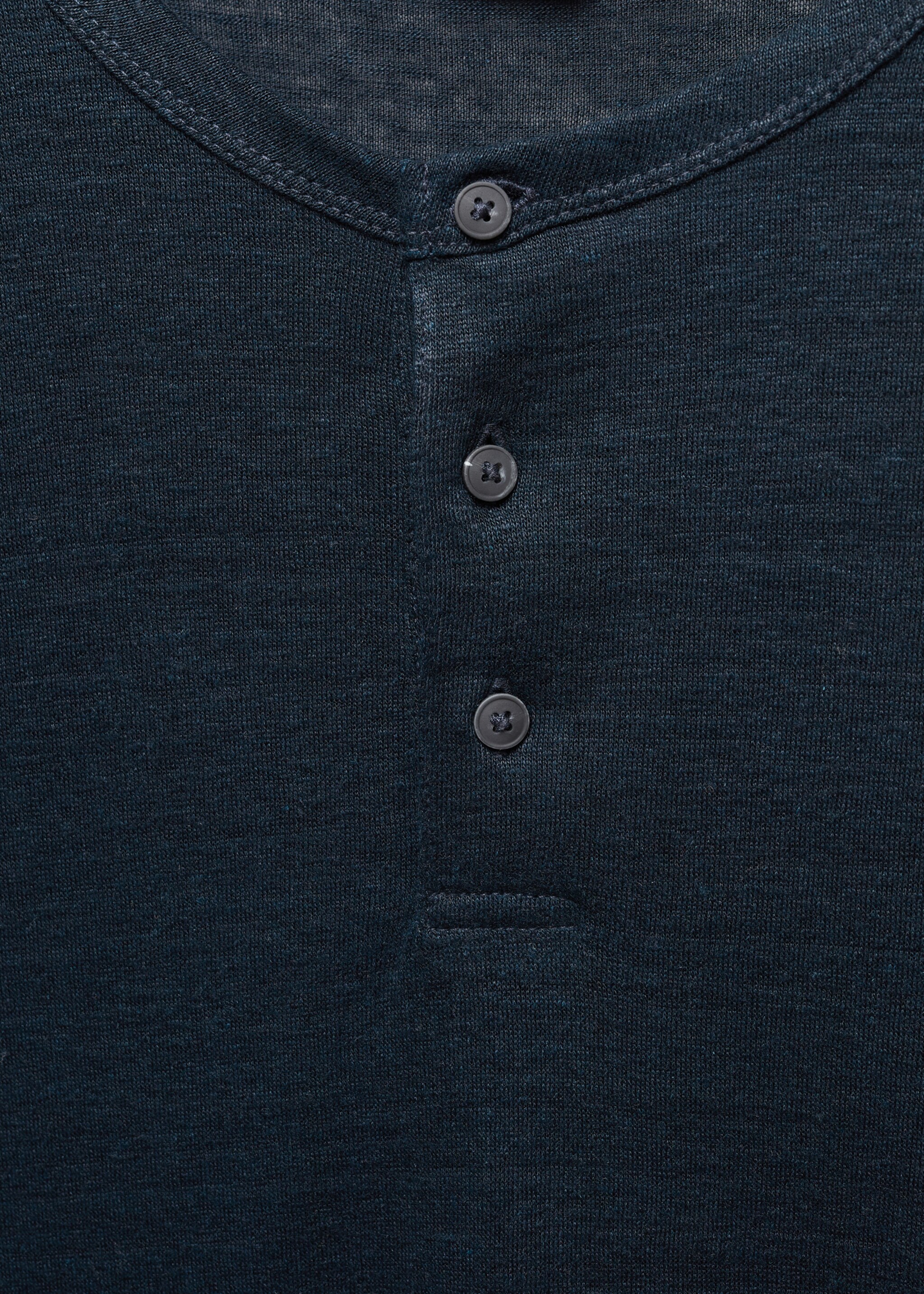 T-shirt slim-fit 100 % lin - Détail de l'article 8