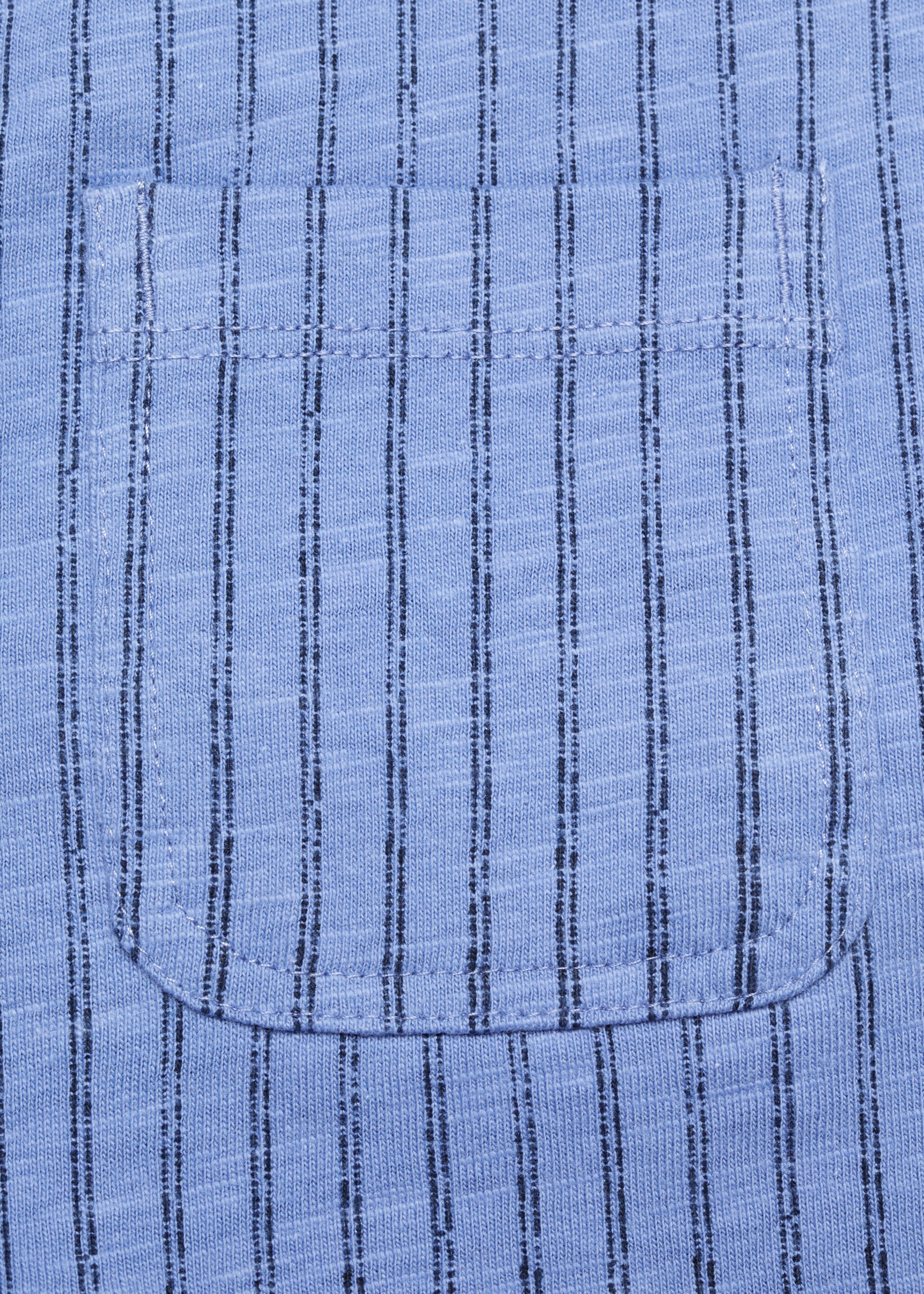 Striped cotton dungarees - Details of the article 0