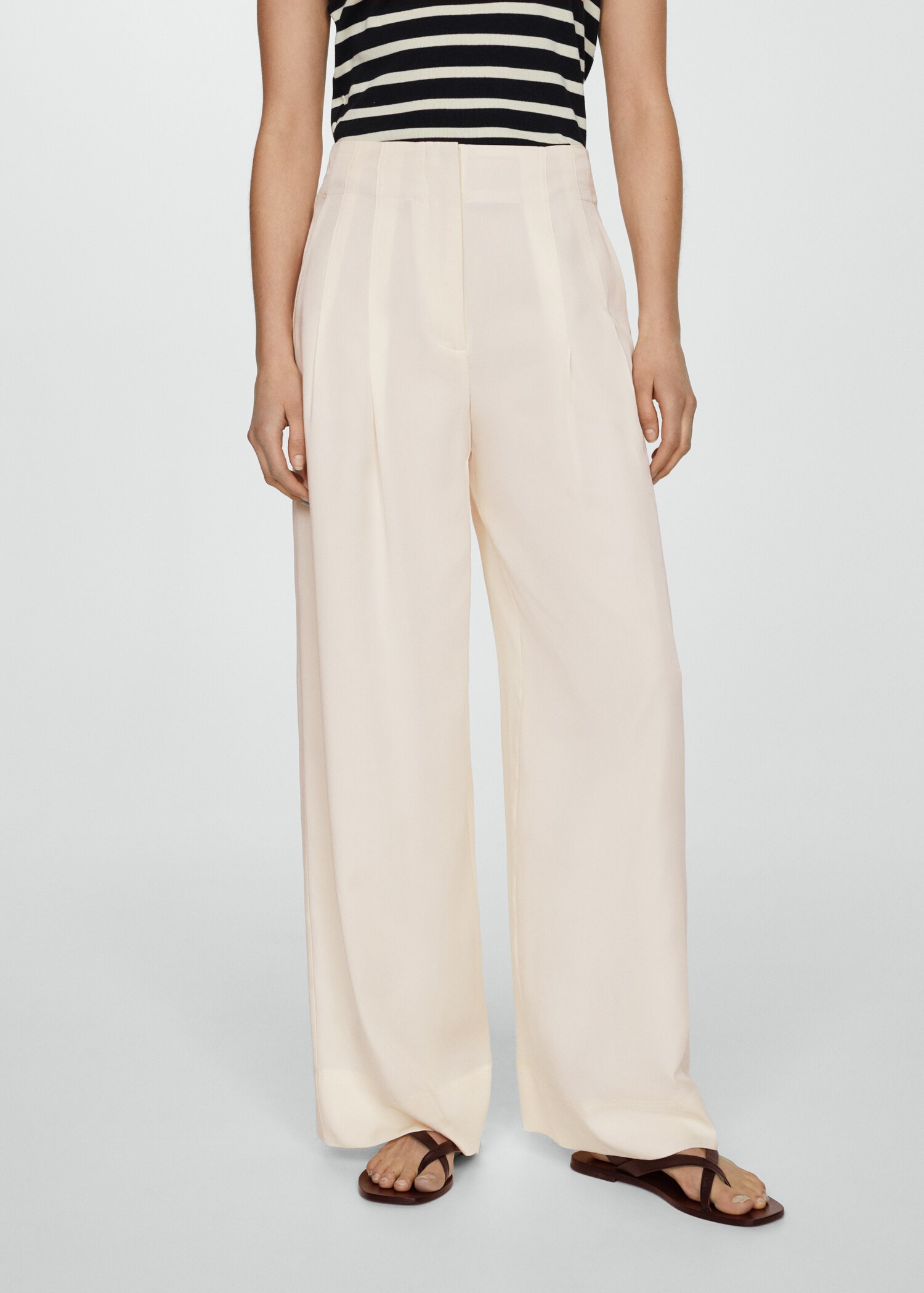 Darts lyocell trousers - Medium plane