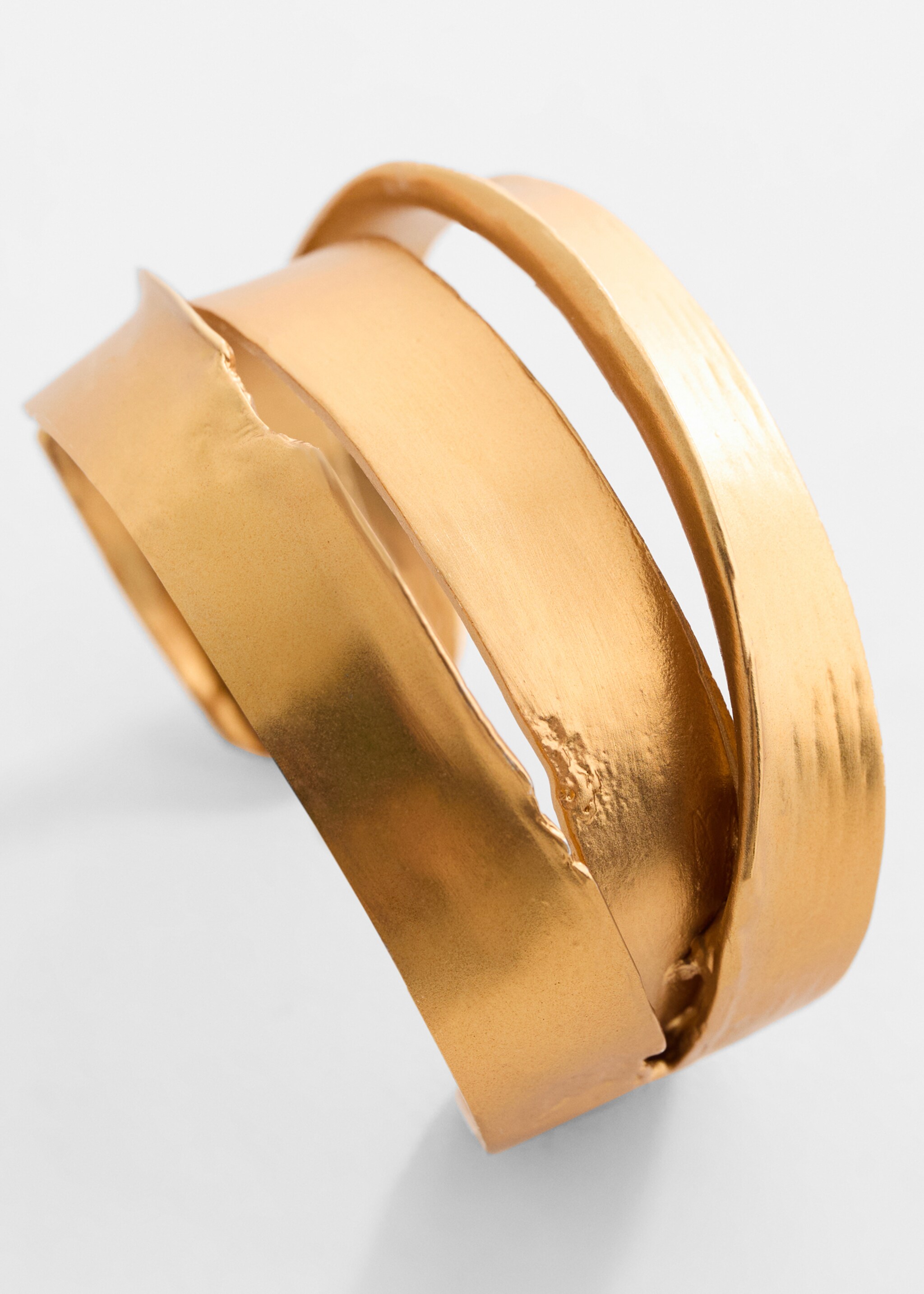 Rigid combination bracelet - Medium plane, Gold. Ref: 67087709-00.