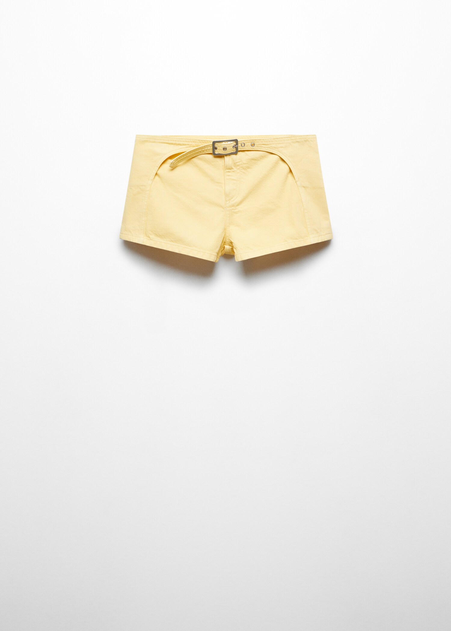 Denim shorts with belt - Article without model