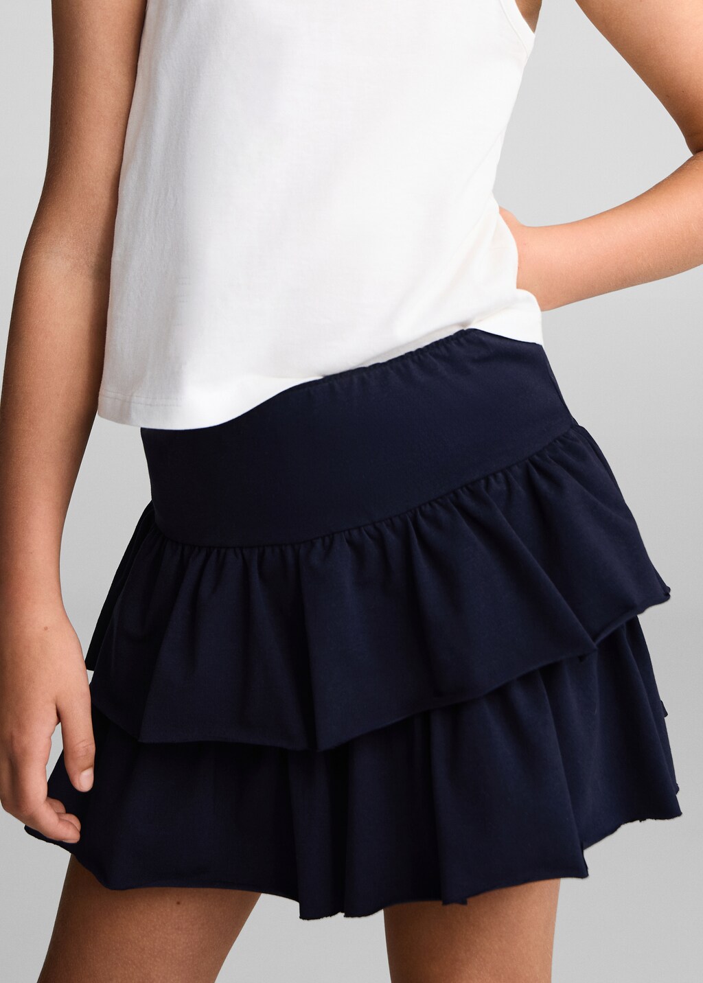 【ゆゆ】organgy frill skirt pants organdy frills skirt pants – BUNNY APARTMENT