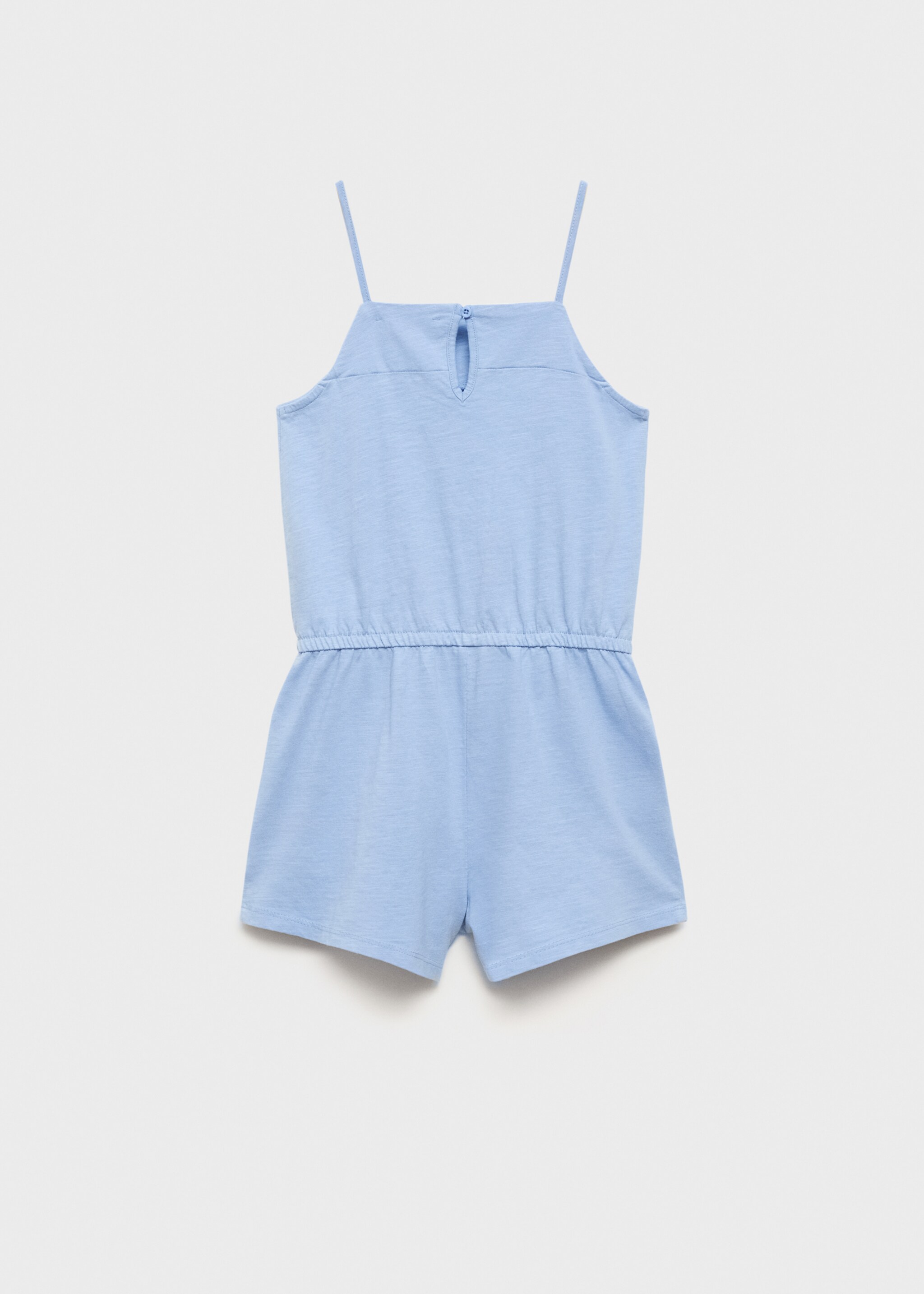 Cotton short jumpsuit - Reverse of the article