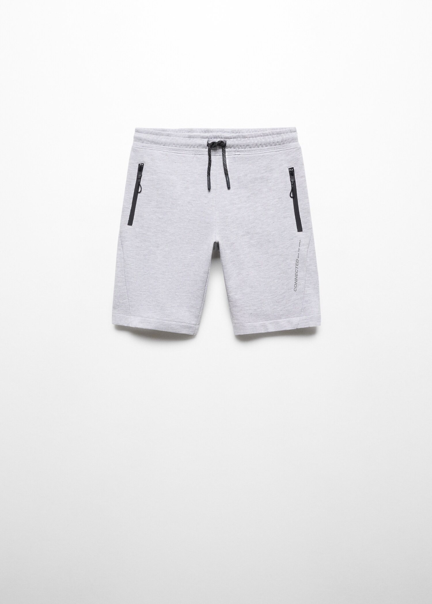 Elastic waist Bermuda shorts - Article without model