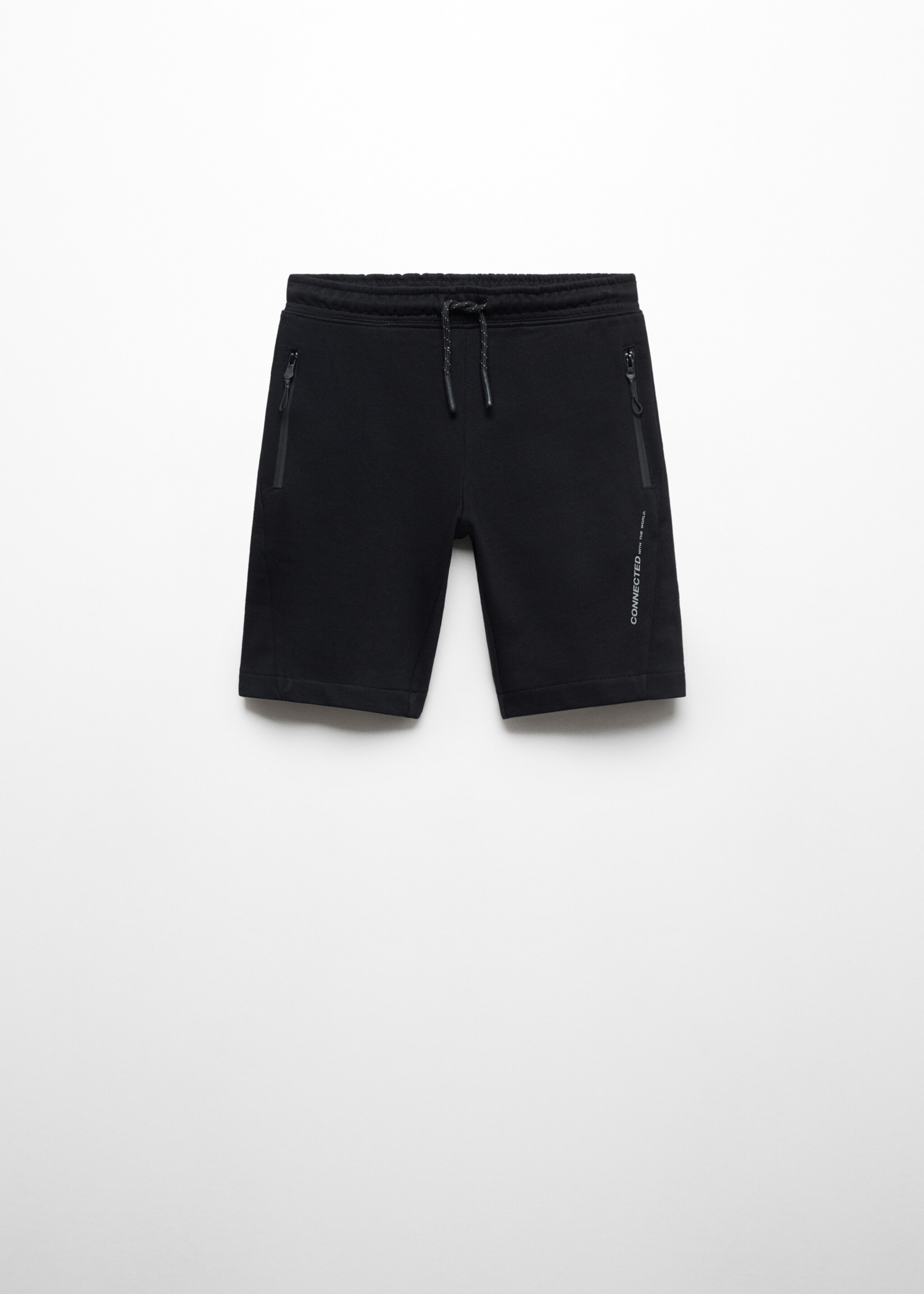 Elastic waist Bermuda shorts - Article without model