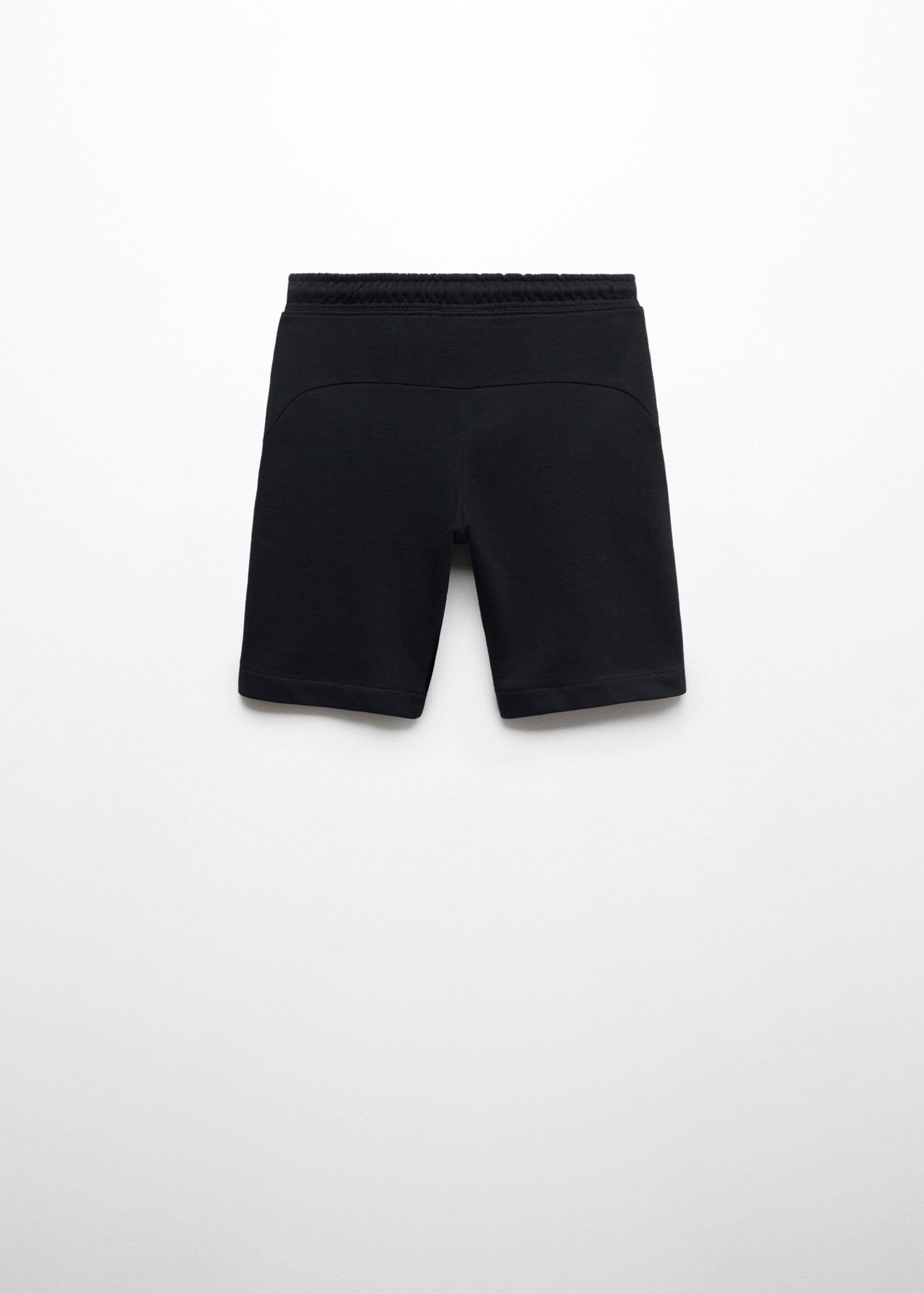Elastic waist Bermuda shorts - Reverse of the article
