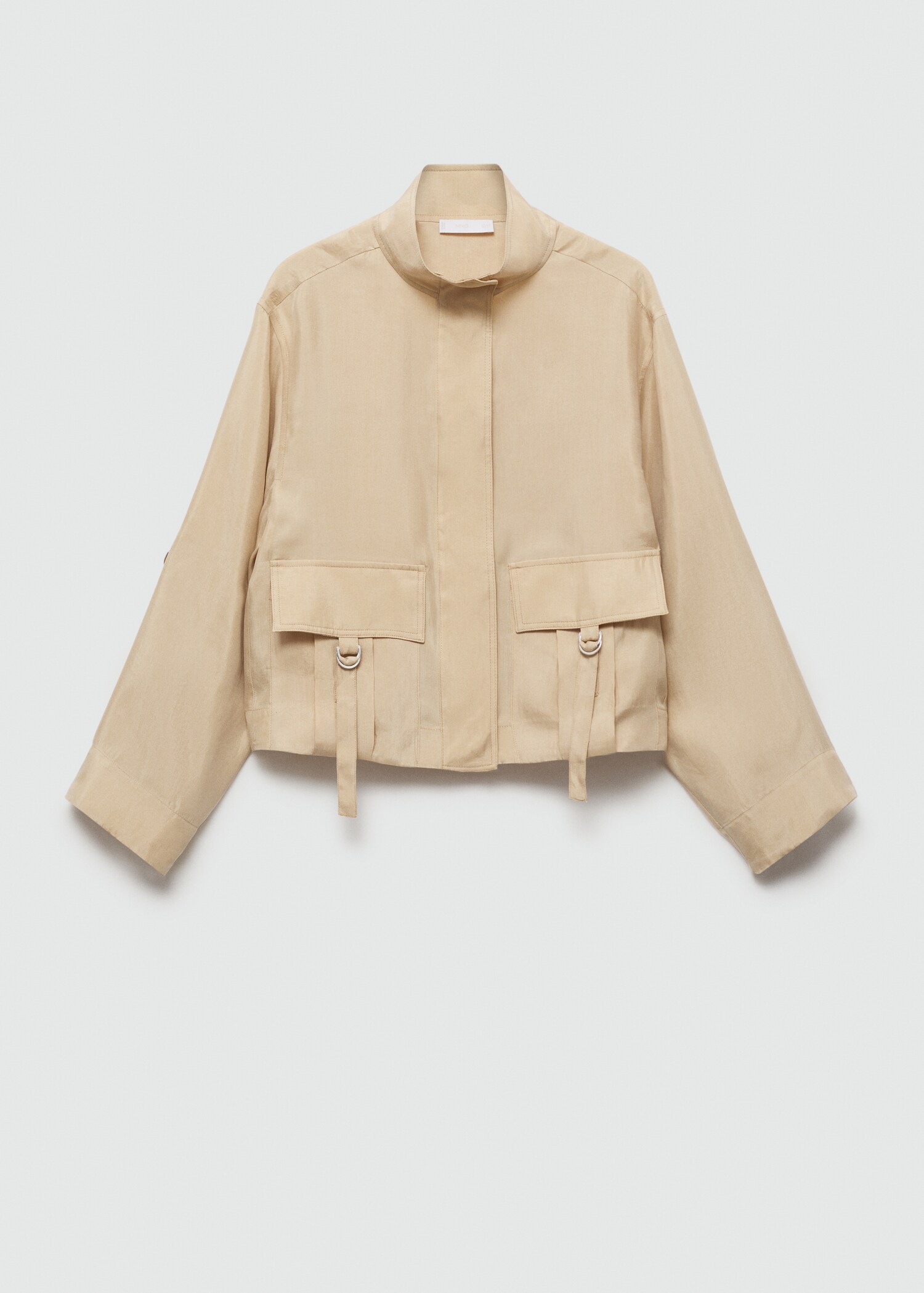 Jacke aus Lyocell mit Taschen - Artikel ohne Model