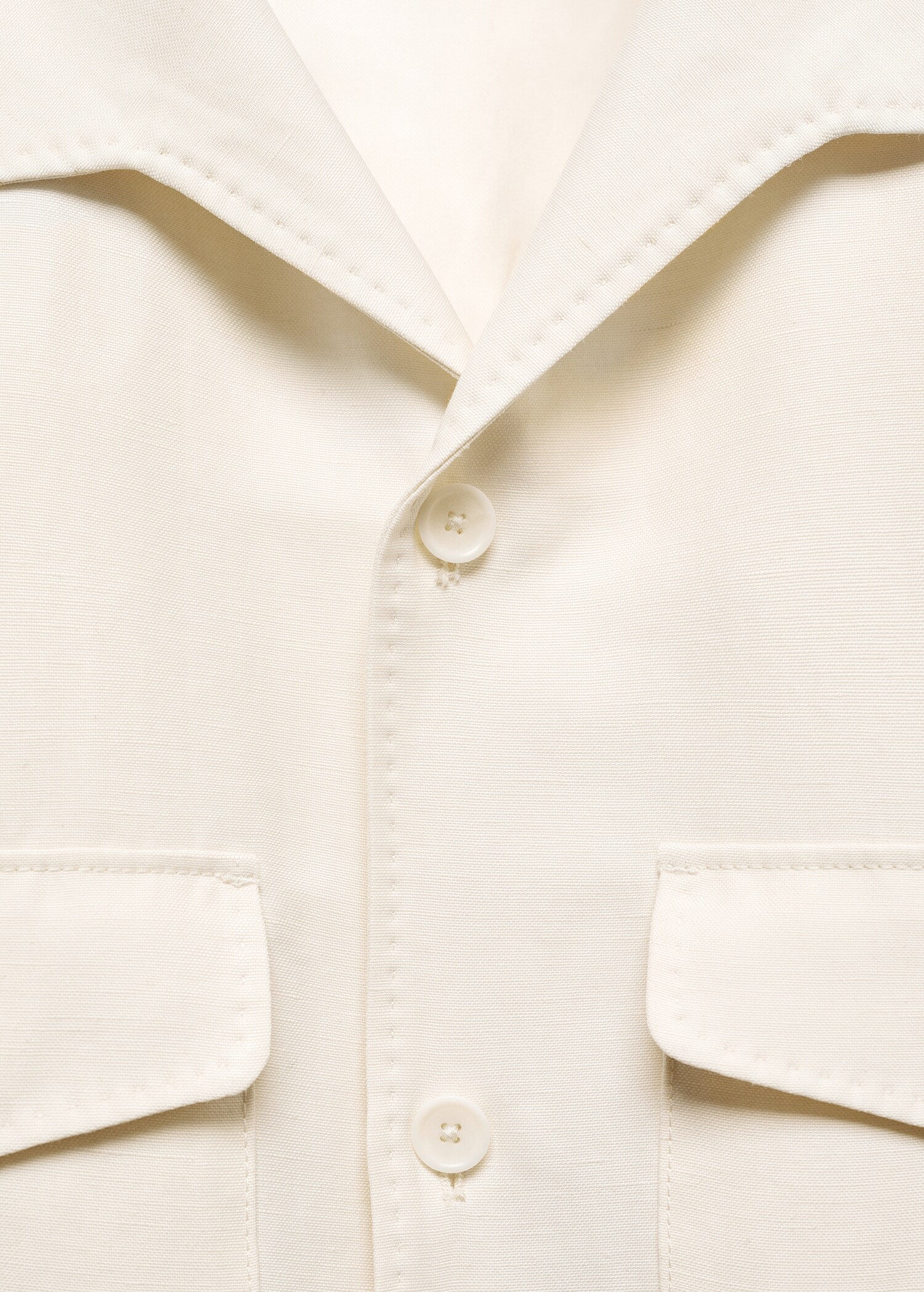 Sobrecamisa lino bolsillos - Detalle del artículo 8