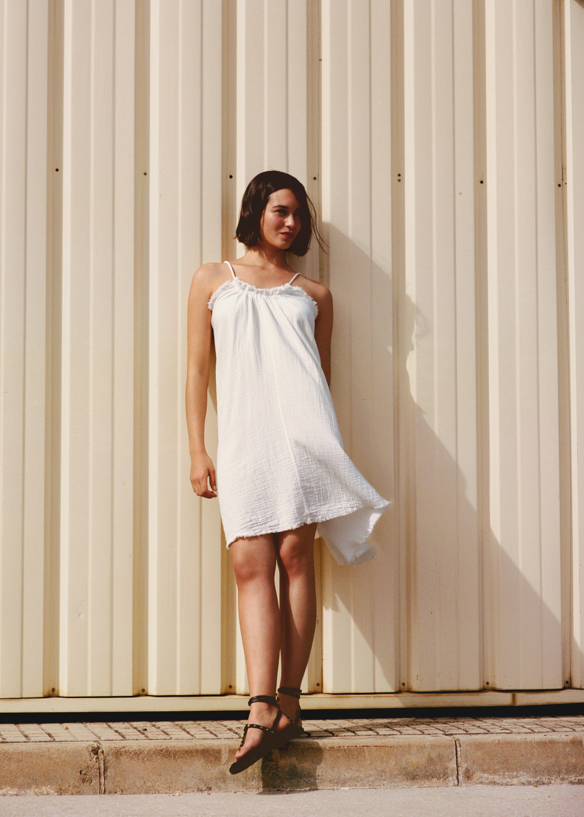 Frayed edges dress - Details of the article 5