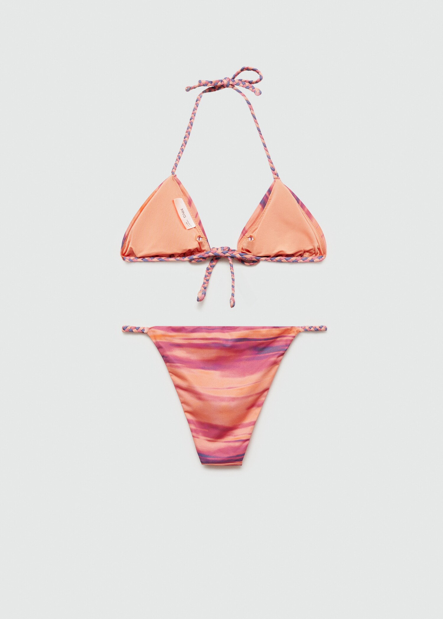 Gradient braided bikini - Reverse of the article