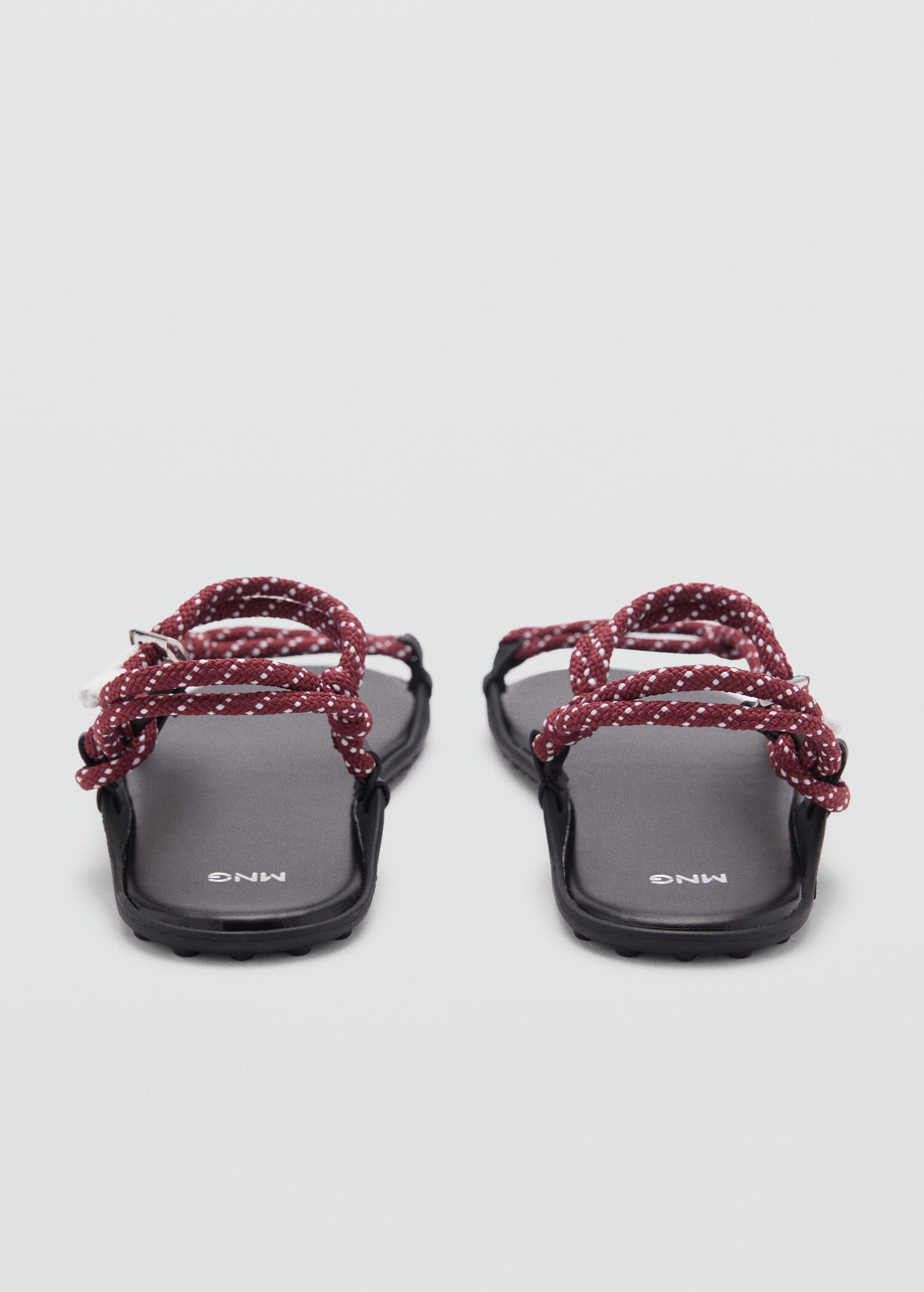 Combined lace-up sandals - Details of the article 2