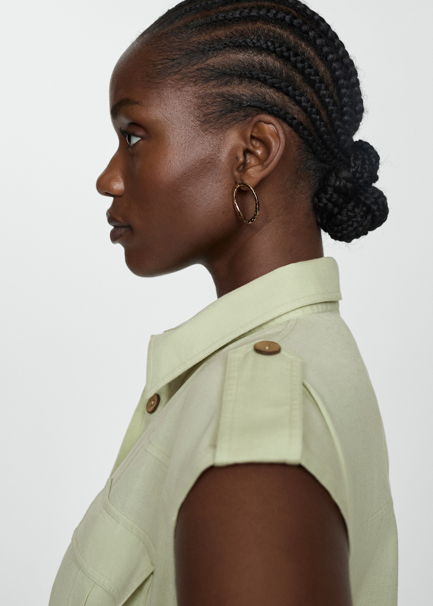 Bow short jumpsuit - Details of the article 4