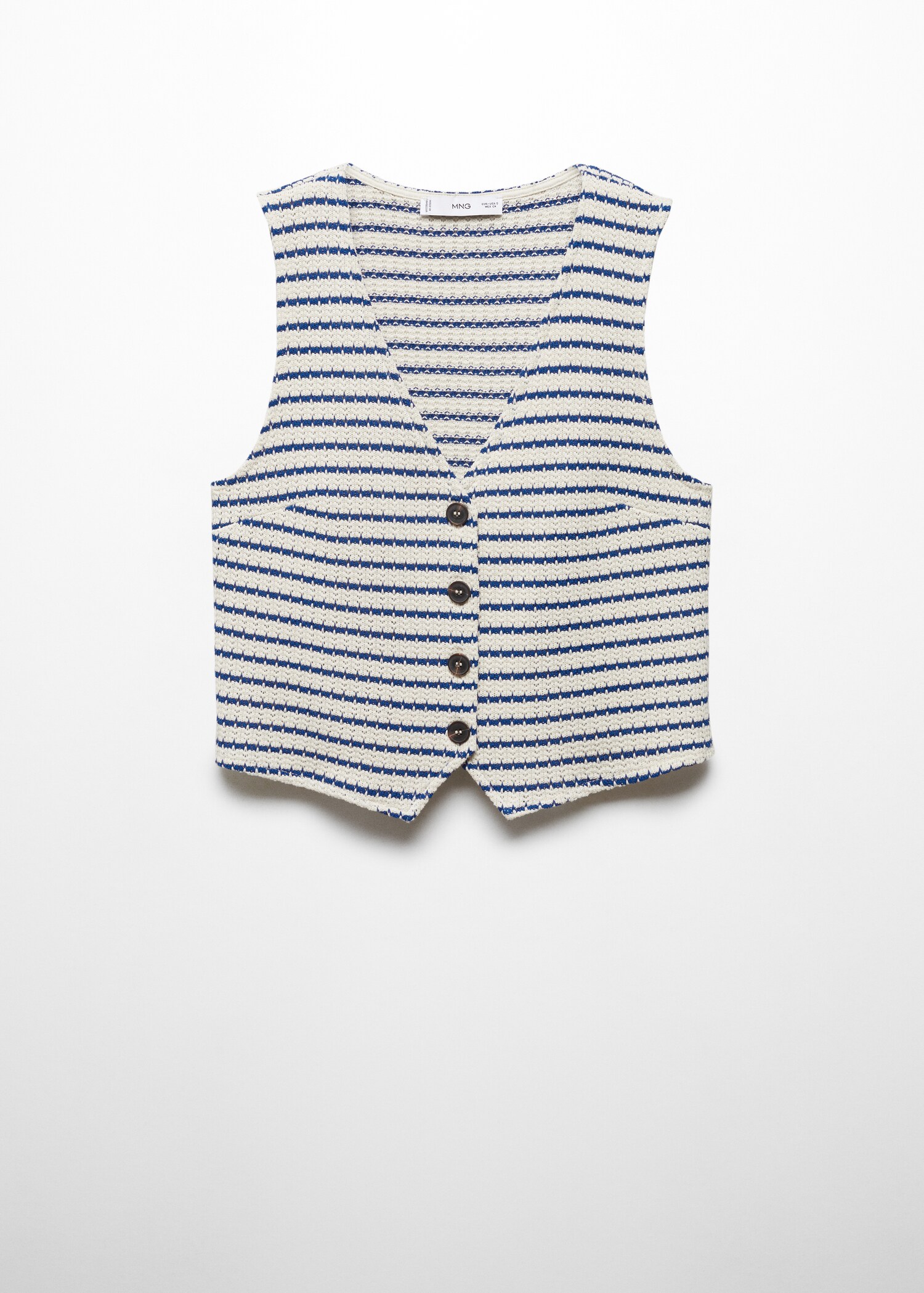 Striped crochet top - Article without model