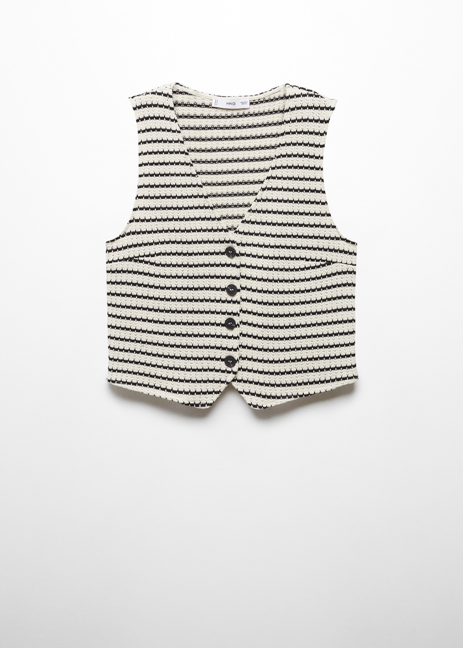 Striped crochet top - Article without model