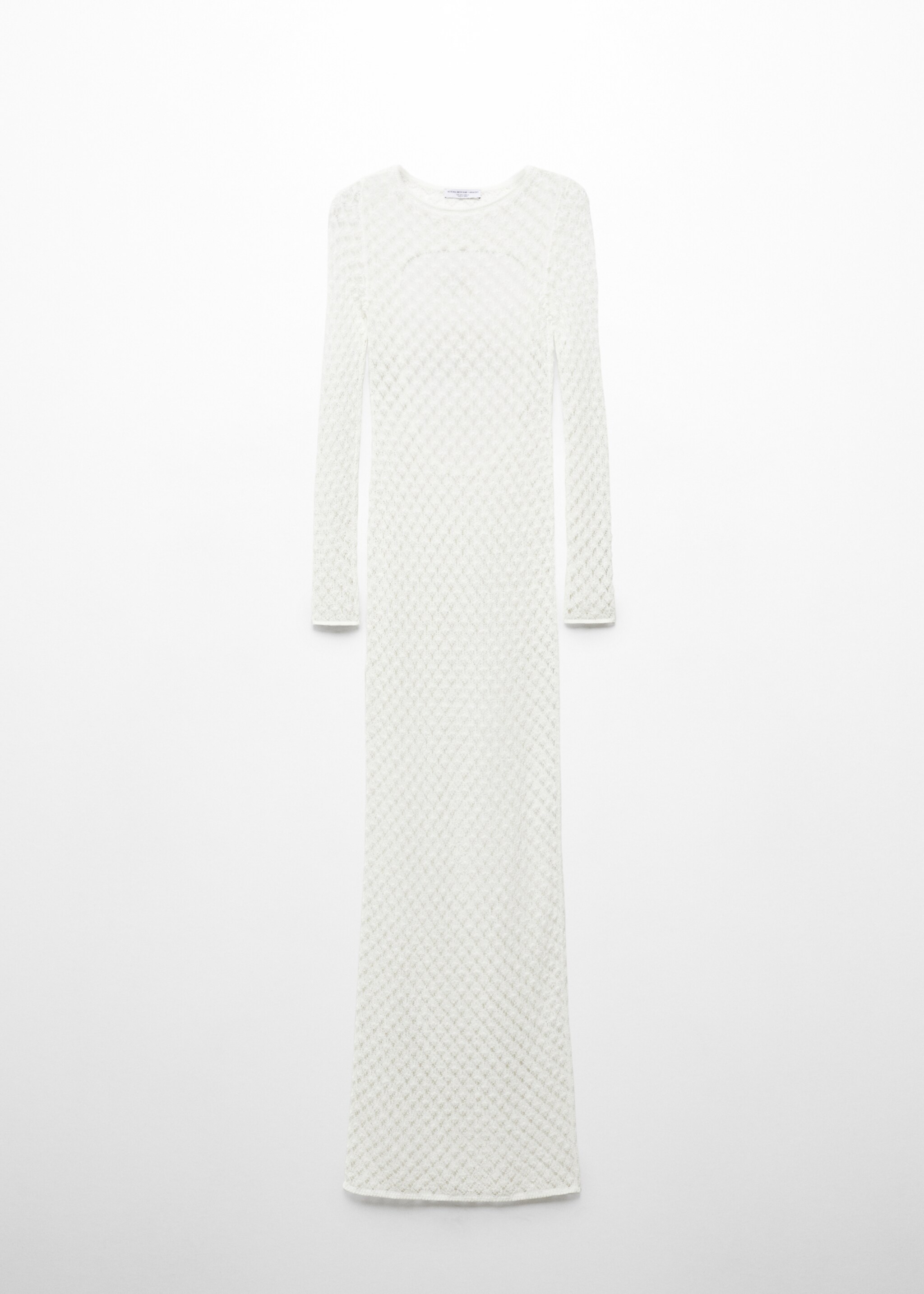 Open back crochet dress - Article without model