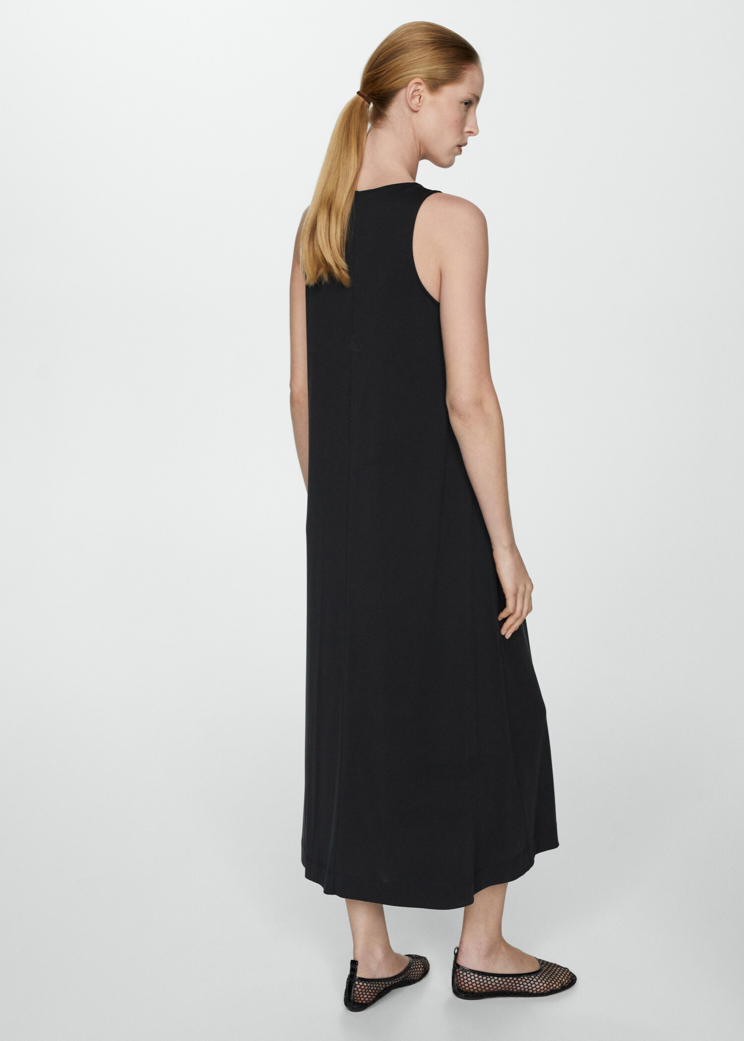 Long dress with straps - Reverse of the article