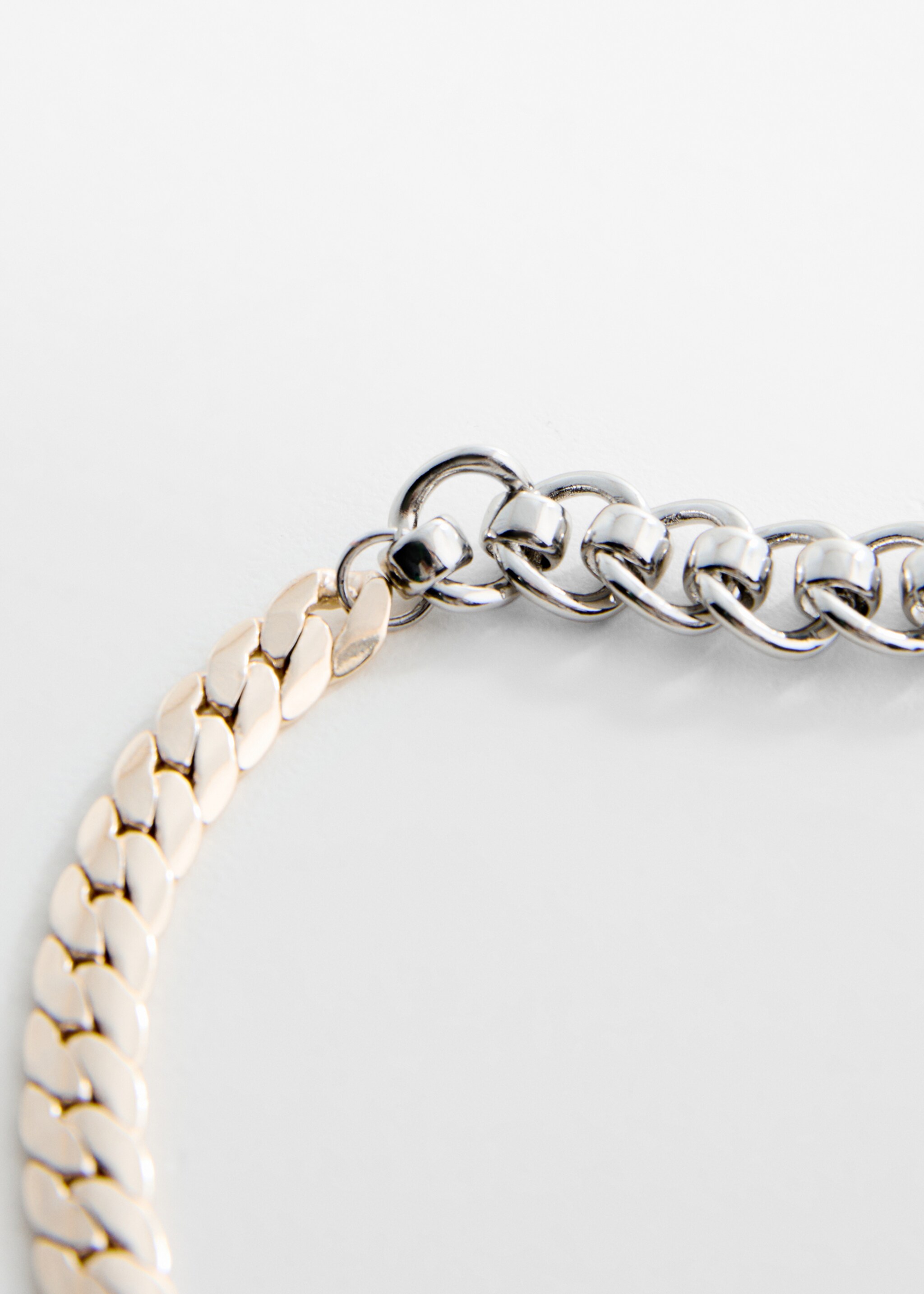 Combined chain bracelet - Medium plane