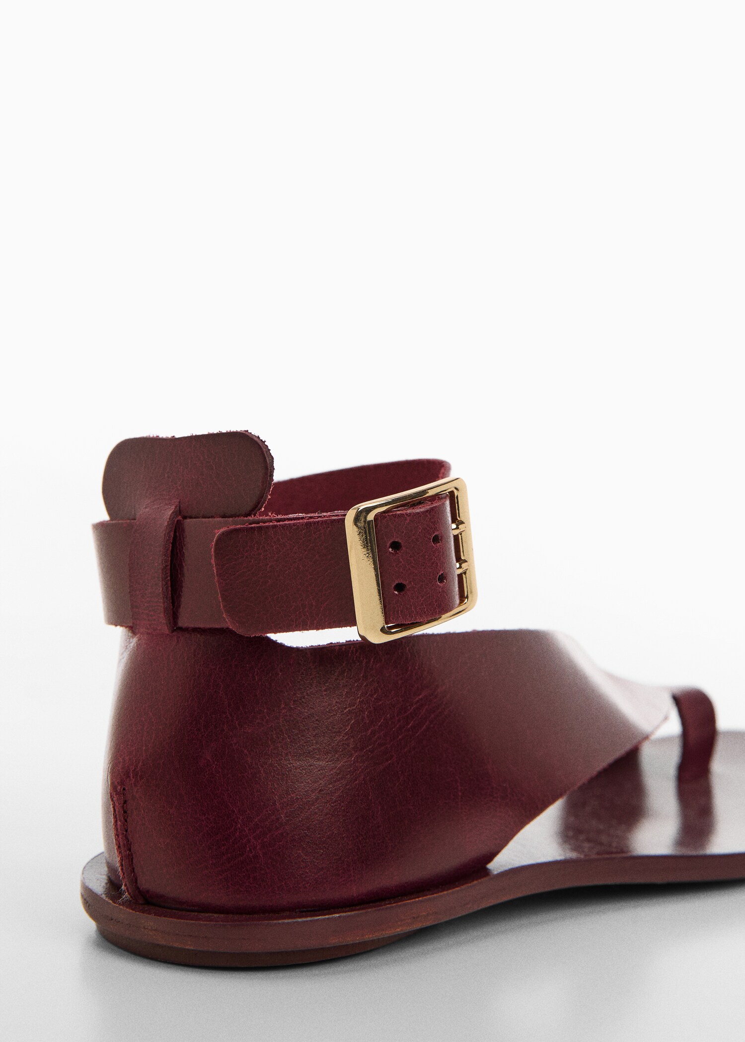 Buckle leather sandals - Details of the article 1