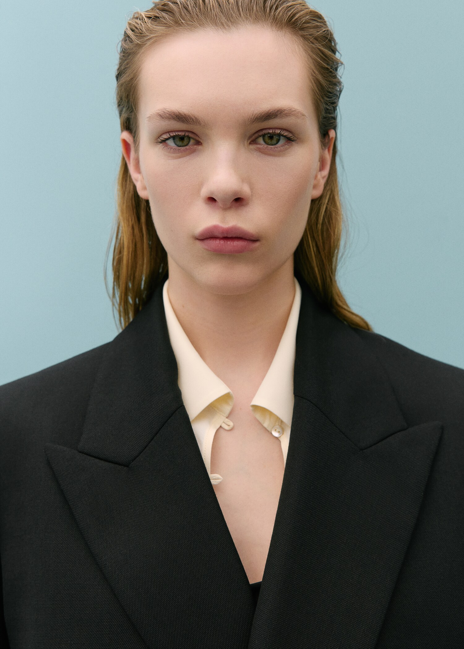 Wool-blend suit jacket - Details of the article 1